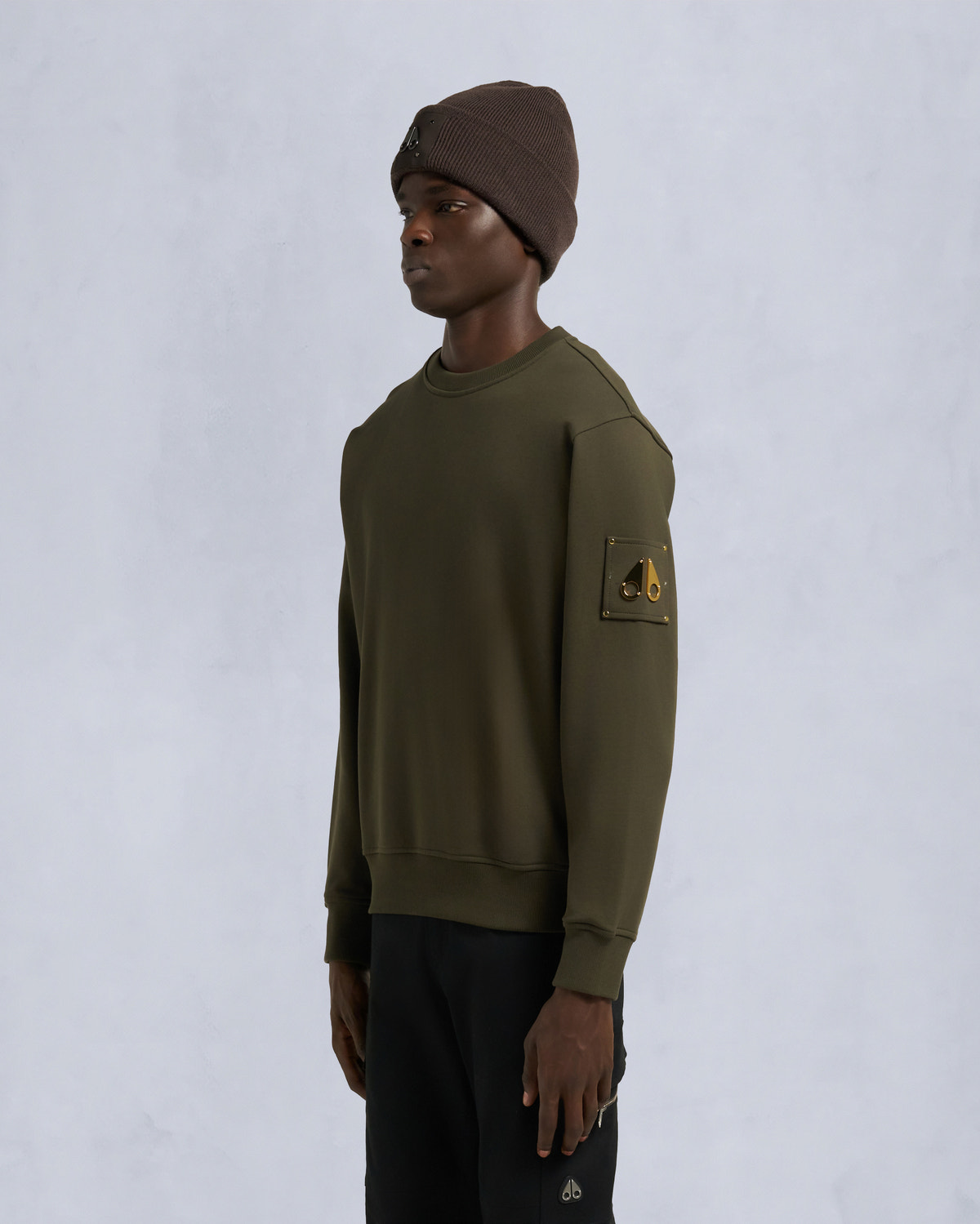 Moose Knuckles - M35MS673G - Gold Series Snyder Crew - MENS -  - Front