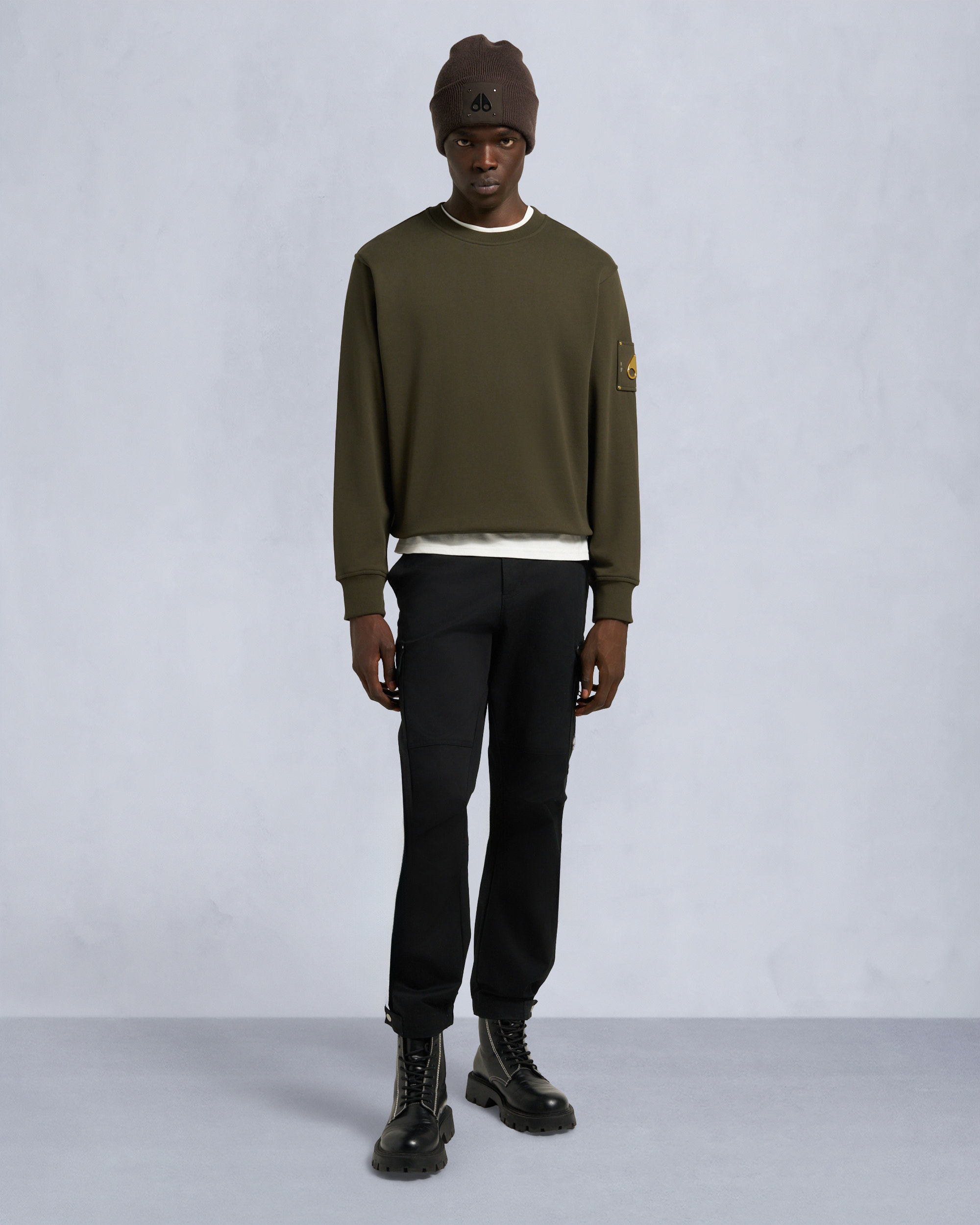 Moose Knuckles - M35MS673G - Gold Series Snyder Sweater - MENS -  - Front Category