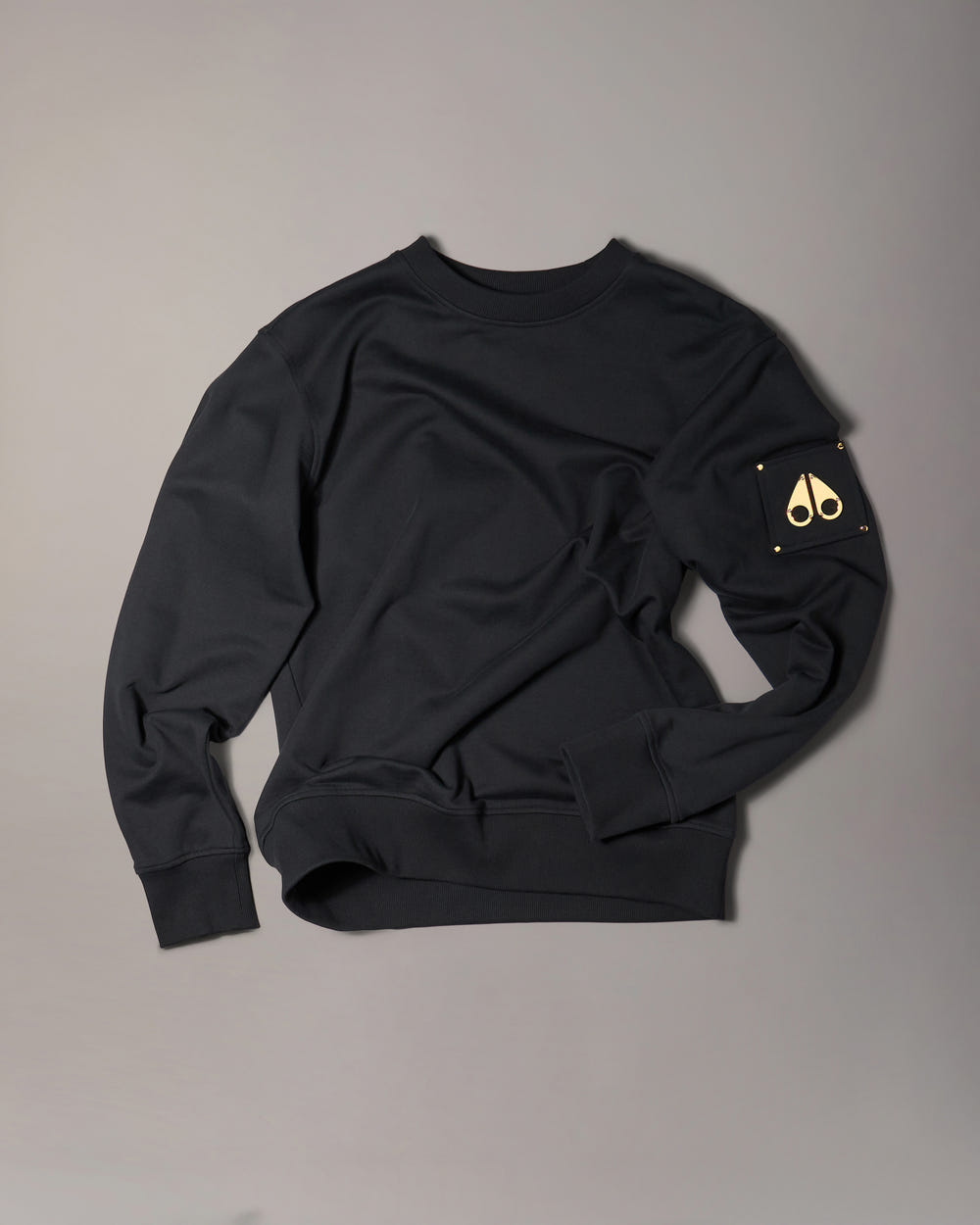 Moose Knuckles - M35MS673G - Gold Series Hartsfield Crewneck Sweatshirt - MENS -  - GM