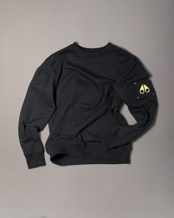 Moose Knuckles - M35MS673G - Gold Series Hartsfield Crewneck Sweatshirt - MENS -  - GM