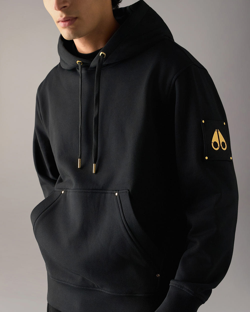 Moose Knuckles - M35MS674G - Gold Series Hartsfield Hoodie - MENS -  - Detail1