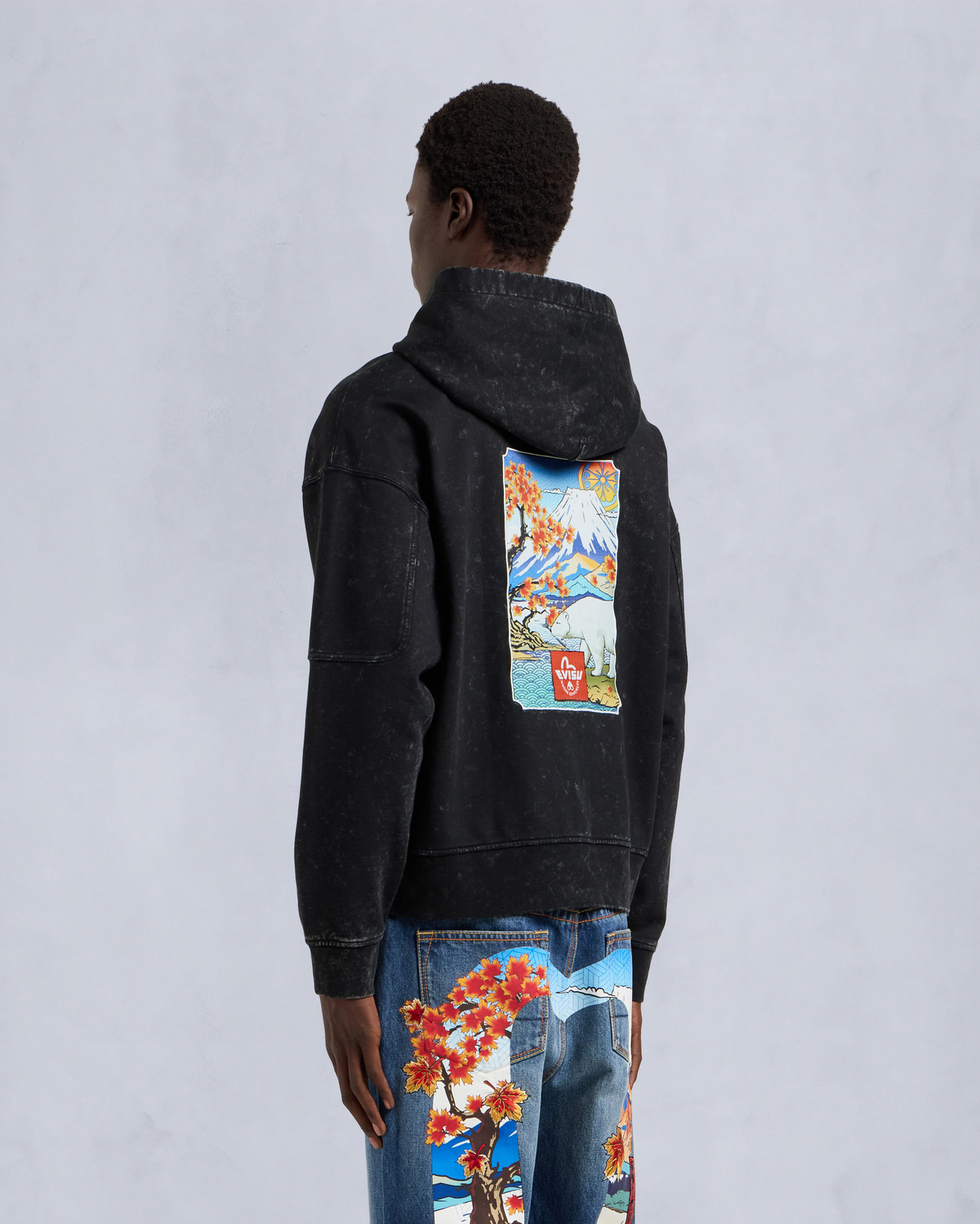 Moose Knuckles - M35MS681EV - Evisu x Moose Pullover Hoodie - MENS -  - Back