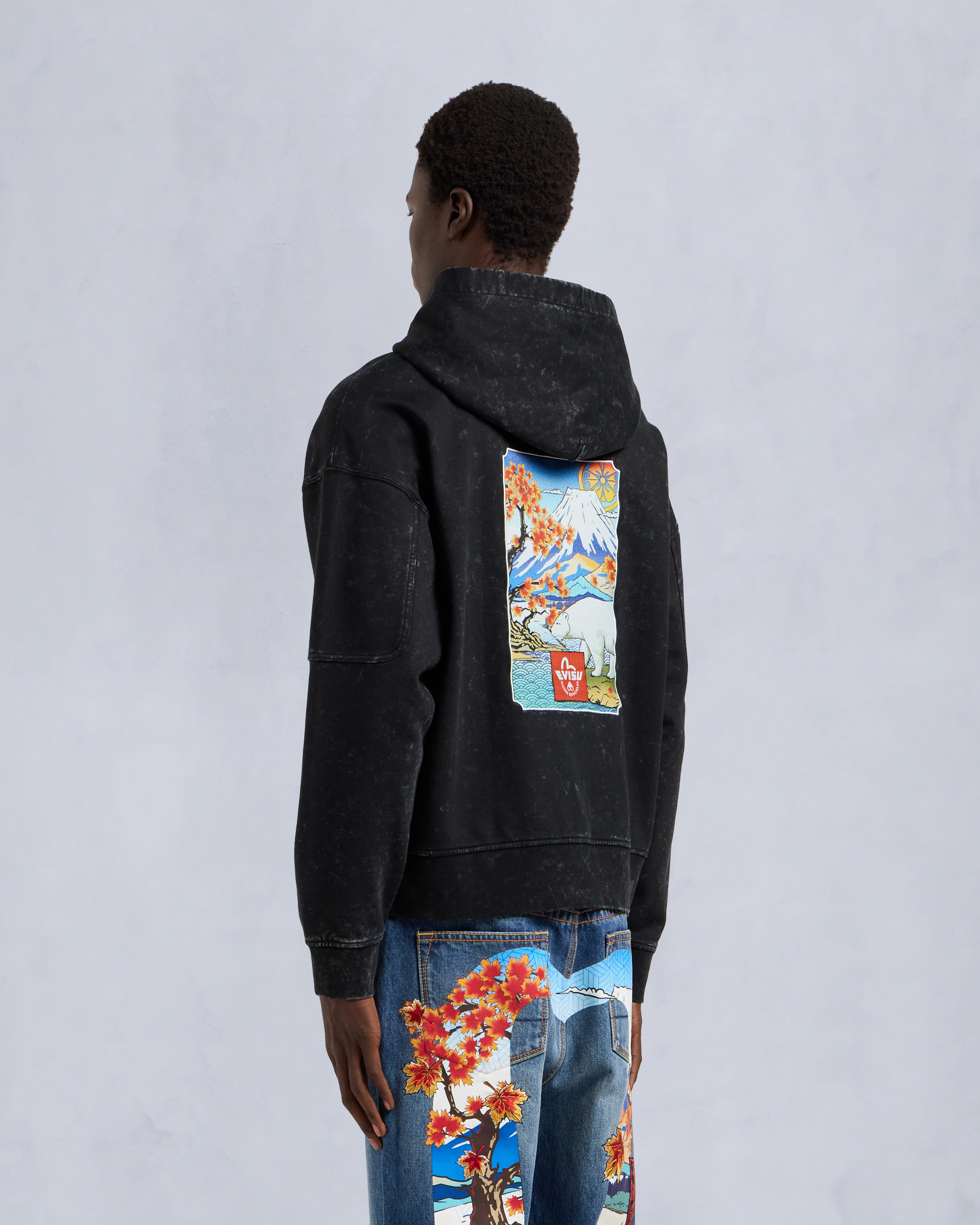 Moose Knuckles - M35MS681EV - Evisu x Moose Pullover Hoodie - MENS -  - Back