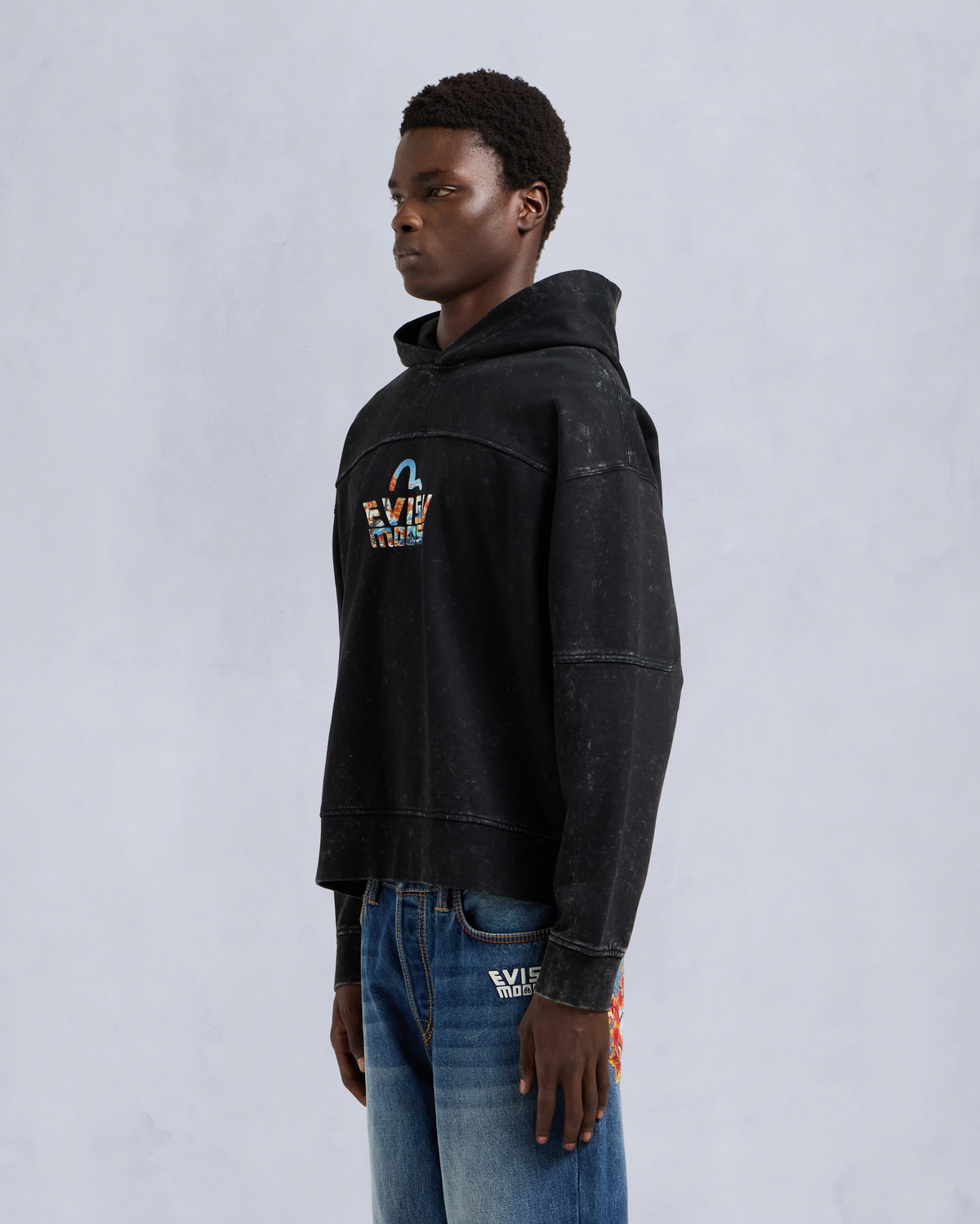 Moose Knuckles - M35MS681EV - Evisu x Moose Pullover Hoodie - MENS -  - Front
