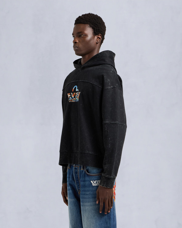 Moose Knuckles - M35MS681EV - Evisu x Moose Pullover Hoodie - MENS -  - Front