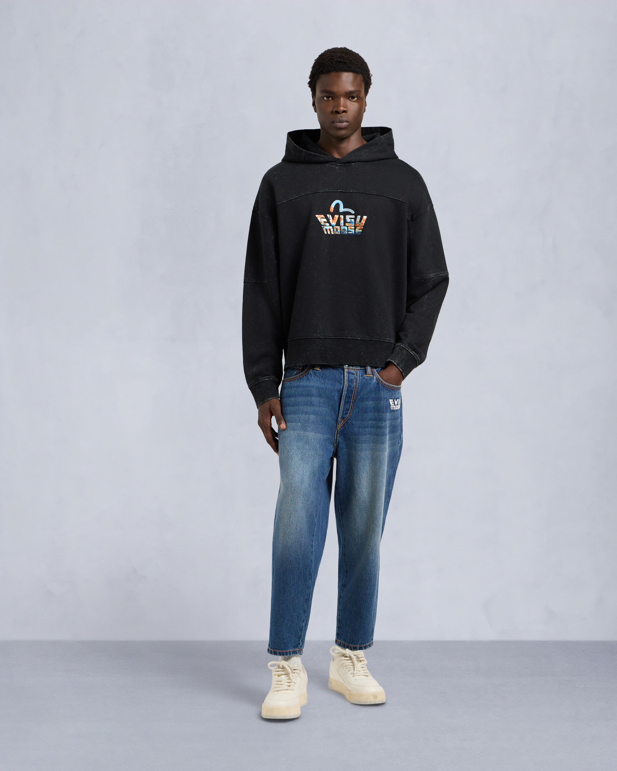 Moose Knuckles - M35MS681EV - Evisu x Moose Pullover Hoodie - MENS -  - Front Category