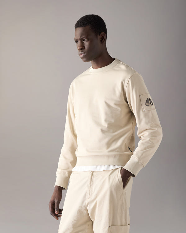 Moose Knuckles - M35MS706 - Hartsfield Crewneck Sweatshirt - MENS -  - Front