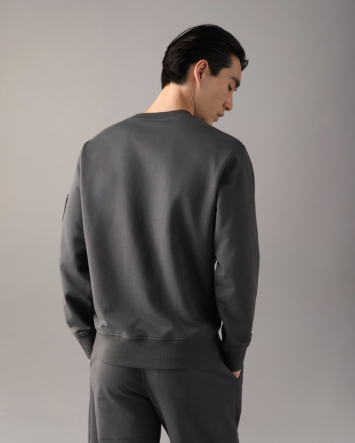 Moose Knuckles - M35MS706 - Hartsfield Crewneck Sweatshirt - MENS -  - Back