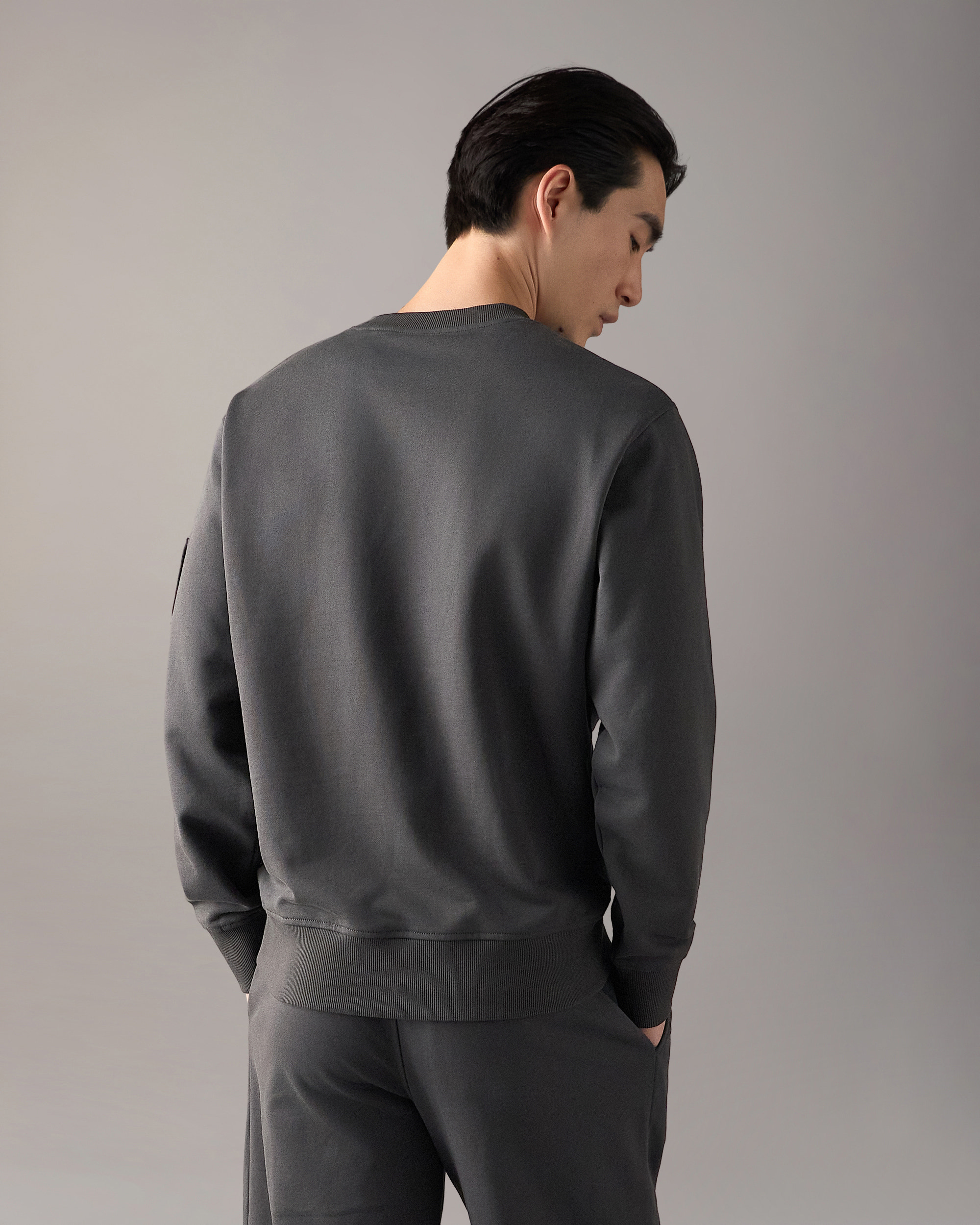 Moose Knuckles - M35MS706 - Hartsfield Crewneck Sweatshirt - MENS -  - Back
