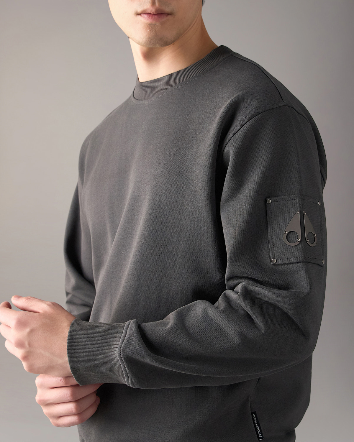 Moose Knuckles - M35MS706 - Hartsfield Crewneck Sweatshirt - MENS -  - Detail1
