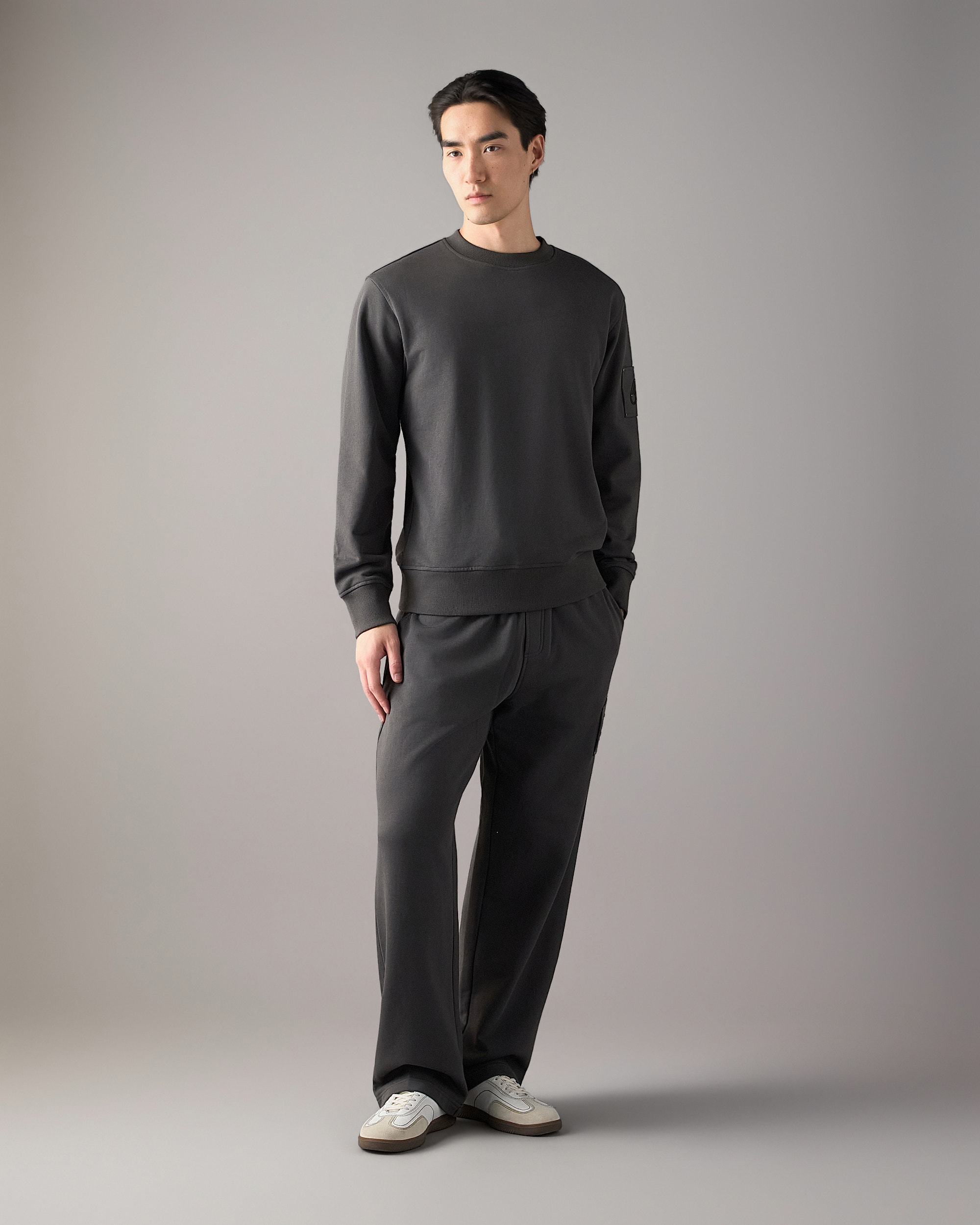 Moose Knuckles - M35MS706 - Hartsfield Crewneck Sweatshirt - MENS -  - Front