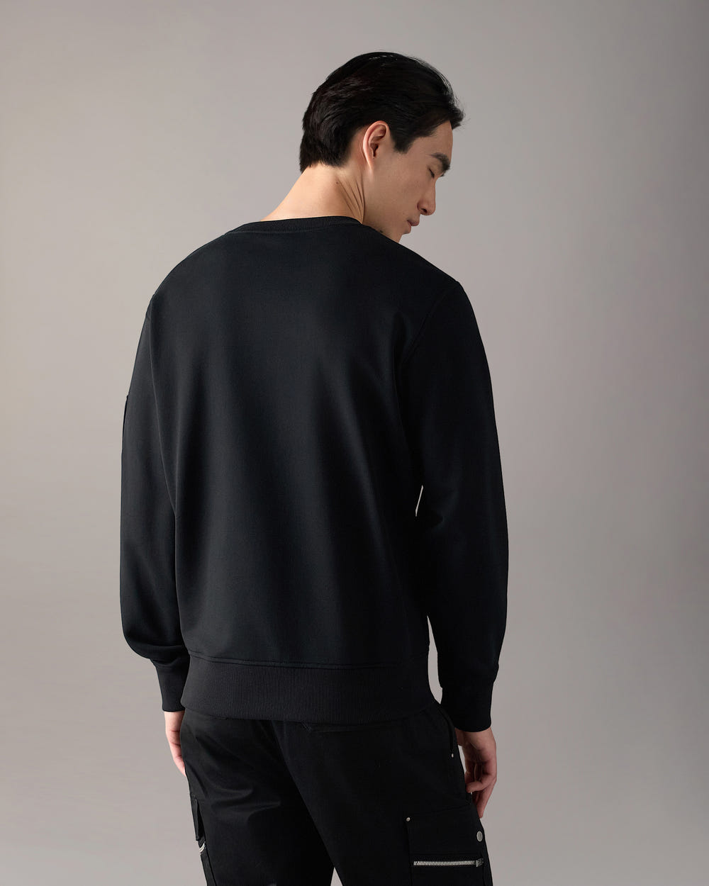 Moose Knuckles - M35MS706 - Hartsfield Crewneck Sweatshirt - MENS -  - Back
