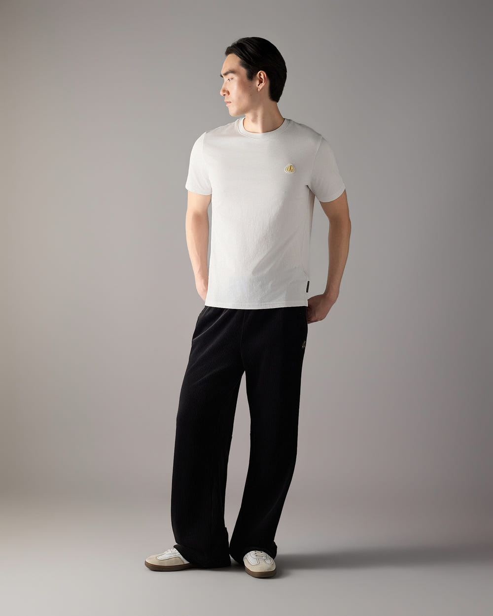 Moose Knuckles - M35MT777G - Gold Series Crescent T-Shirt - MENS -  - Front