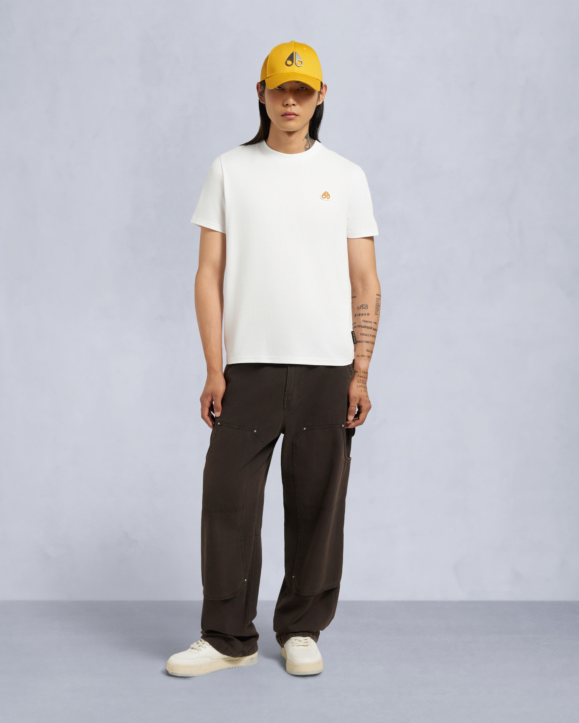 Moose Knuckles - M35MT777G - Gold Series T-shirt Crescent  - MENS -  - Front Category