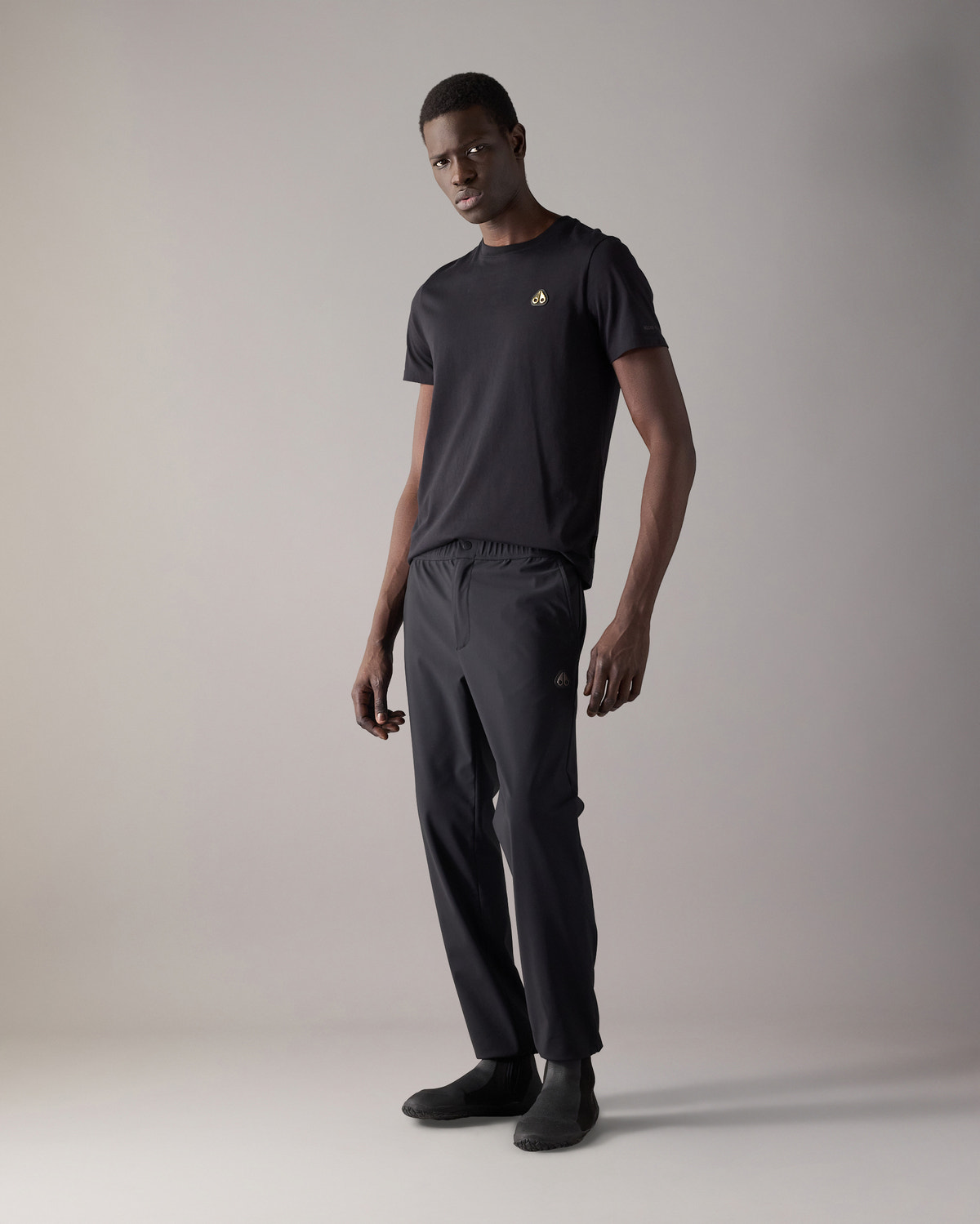 Moose Knuckles - M35MT777G - Gold Series T-shirt Crescent  - MENS -  - Front Category