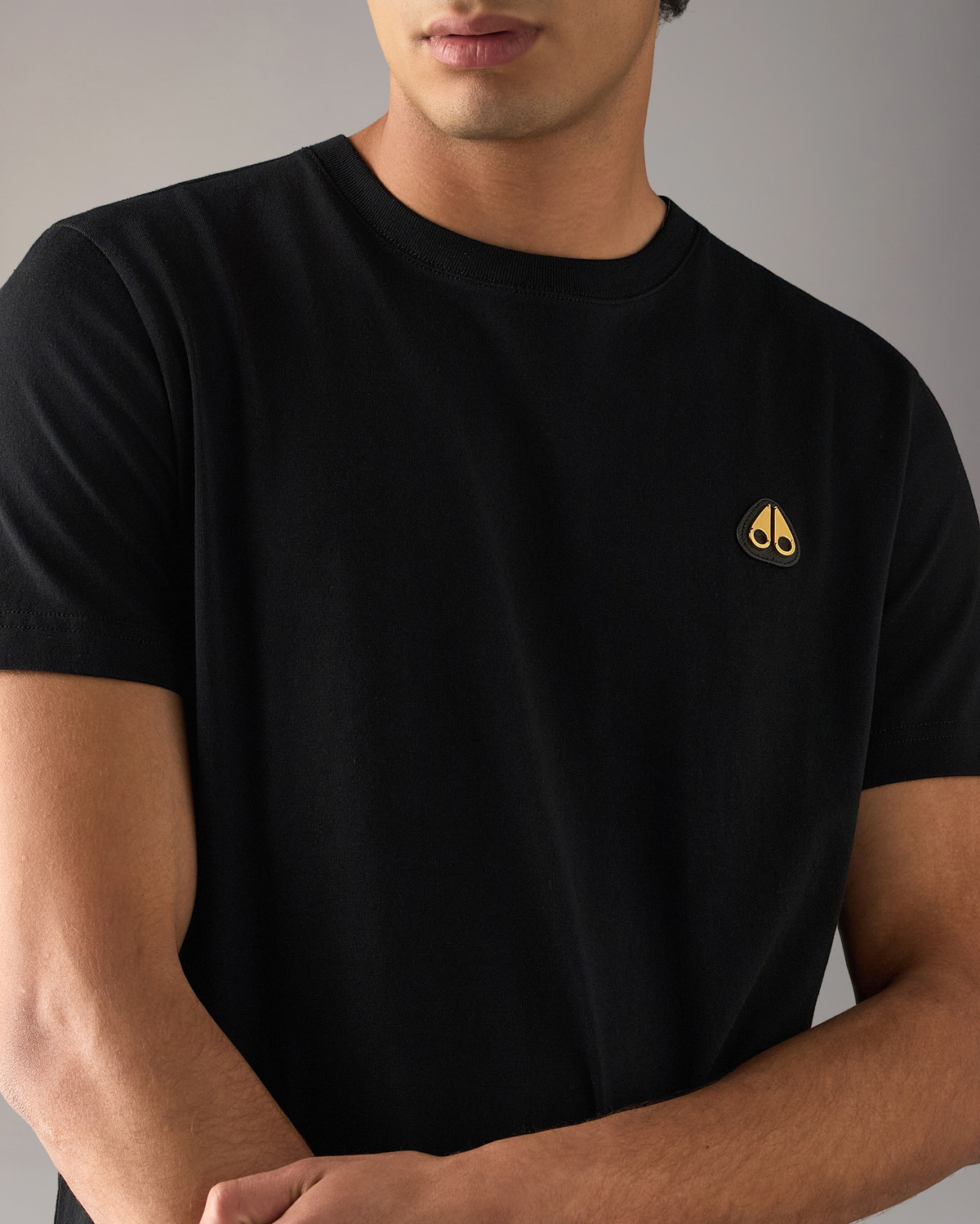 Moose Knuckles Mens Gold Series Crescent T-Shirt  M35MT777G Detail1
