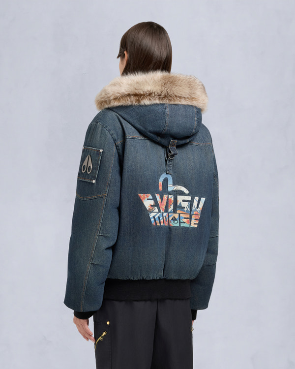 Moose Knuckles - M35MV450EV - Evisu x Moose Denim Everest Puffer Vest - MENS -  - Back