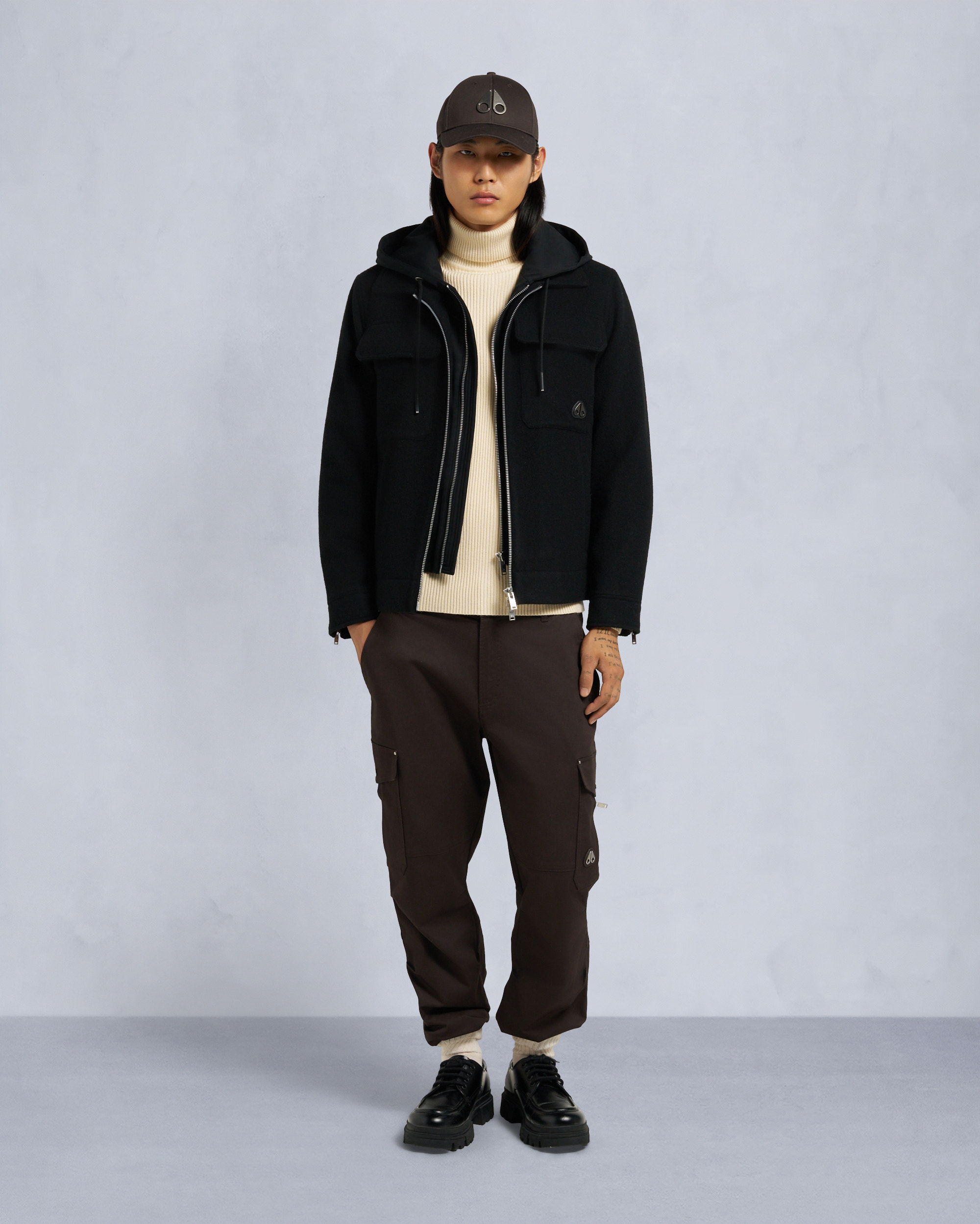 Moose Knuckles Mens Snowdon Shirt Jacket  M35MW407 Front Category