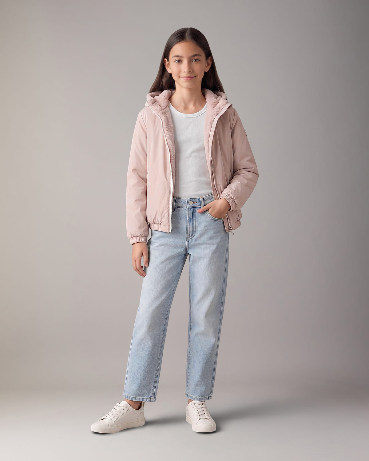 Moose Knuckles - M35US721 - Kids Simcoe Bunny Reversible Jacket - KIDS -  - Detail5