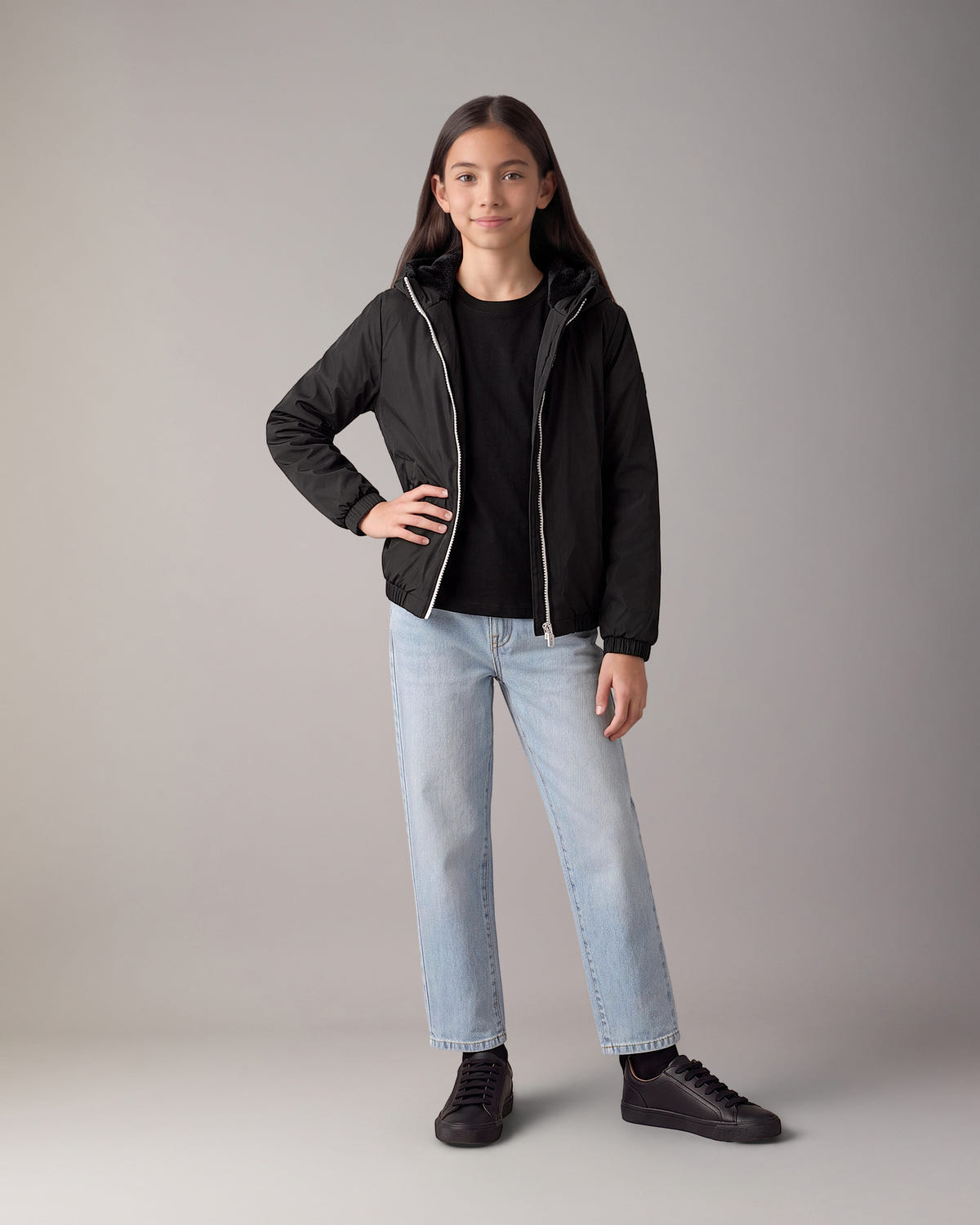 Moose Knuckles - M35US721 - Kids Simcoe Bunny Reversible Jacket - KIDS -  - Detail5