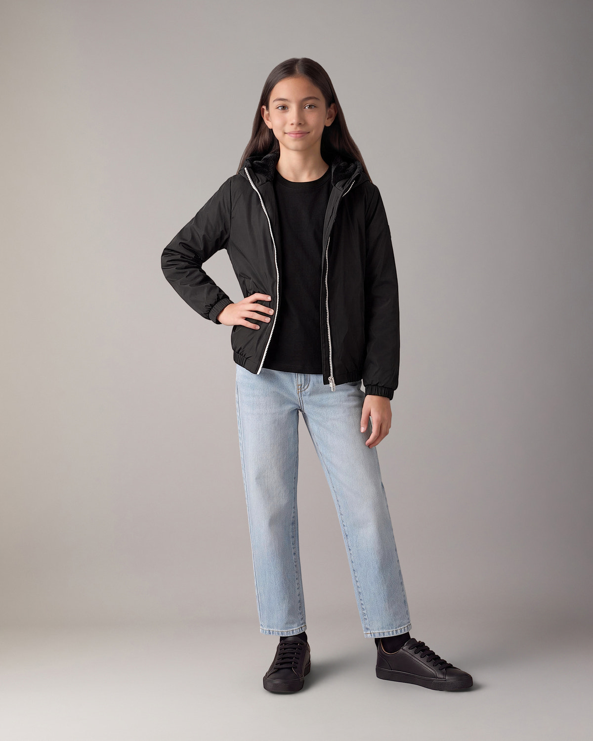 Moose Knuckles - M35US721 - Kids Simcoe Bunny Reversible Jacket - KIDS -  - Detail5