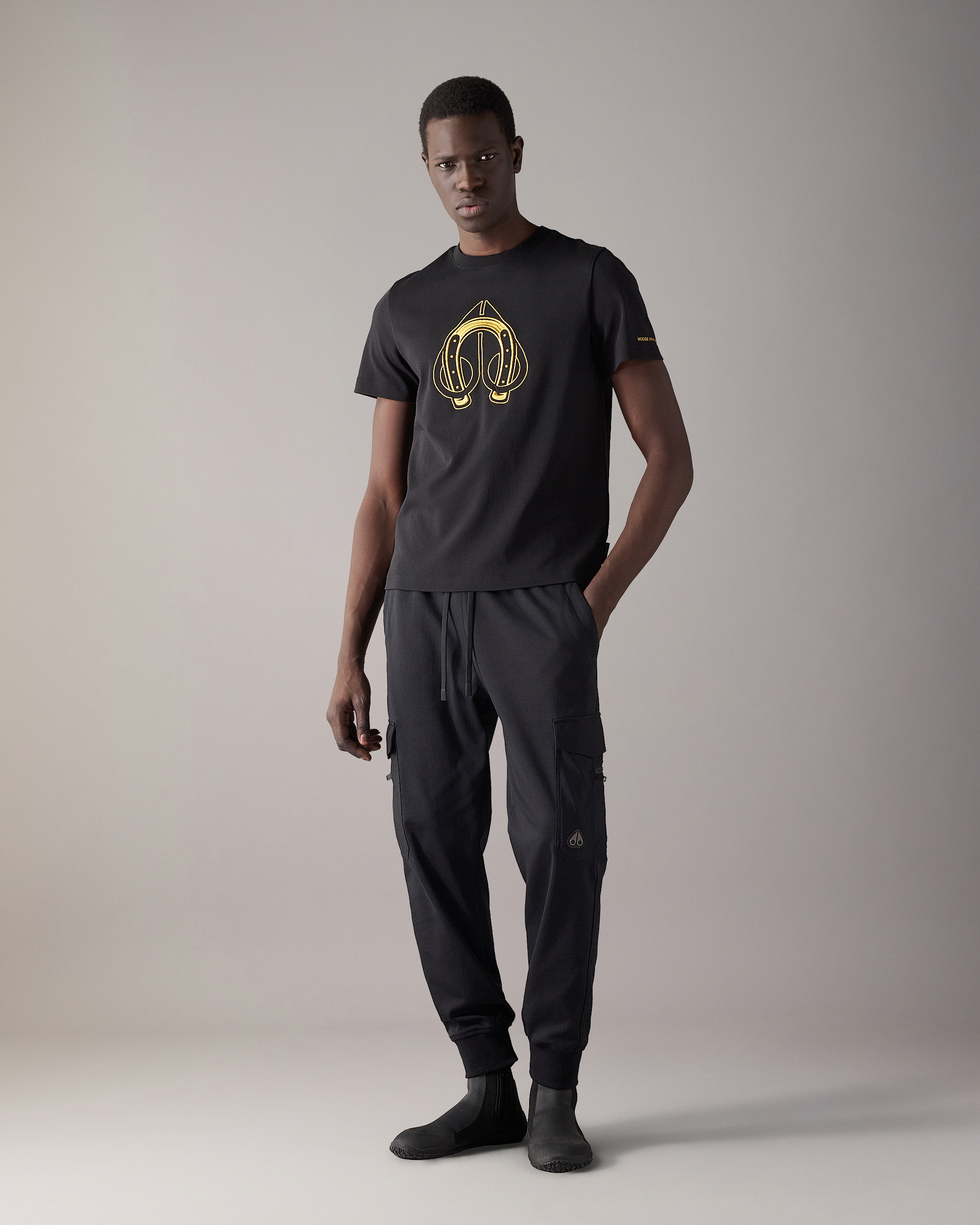 Moose Knuckles - M35UT741CN - Lunar New Year Horseshoe Tee - MENS -  - Front Category