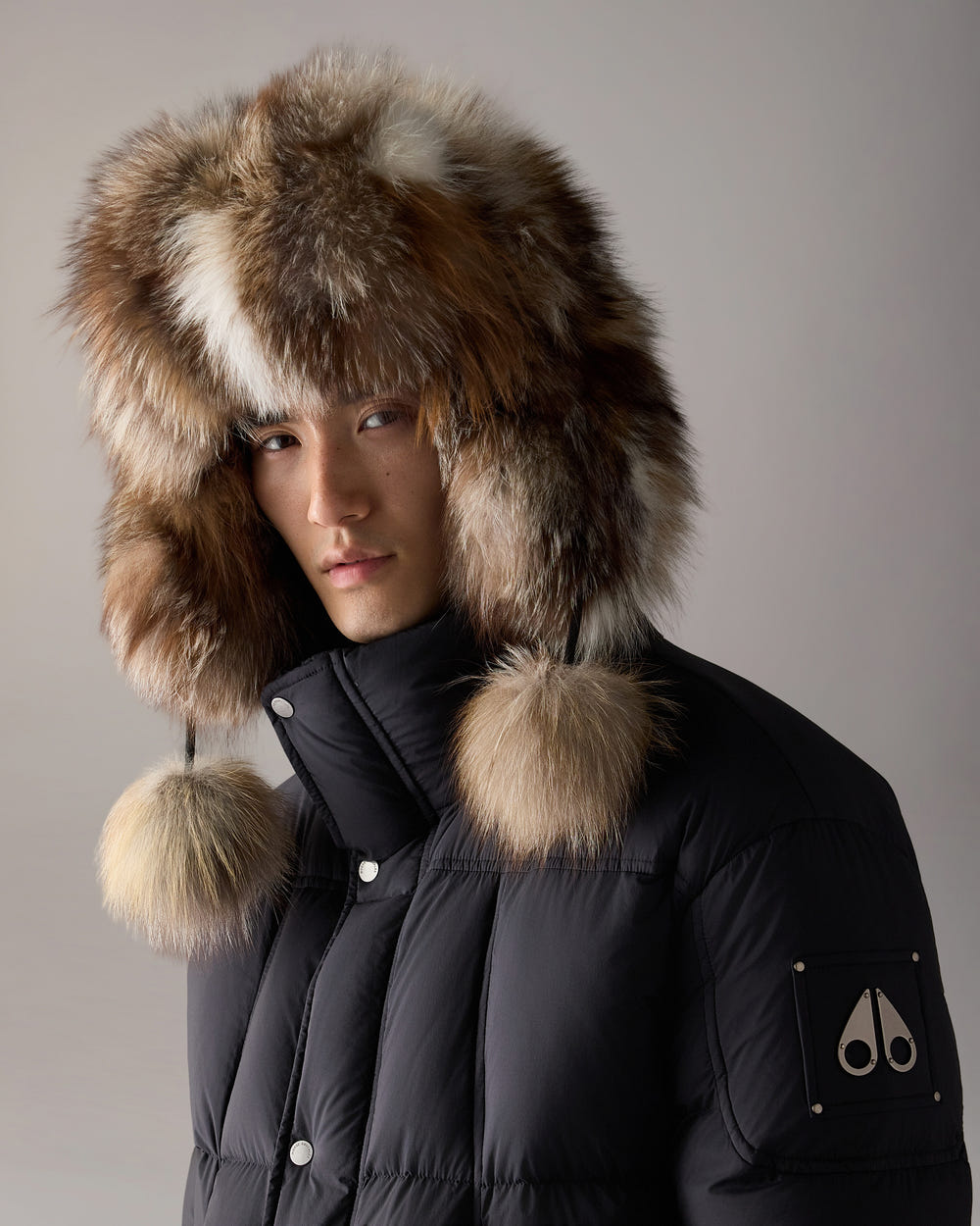 Moose Knuckles - M36LA536FH - Fox Fur Trapper Hat - ACCESSORIES -  - Front