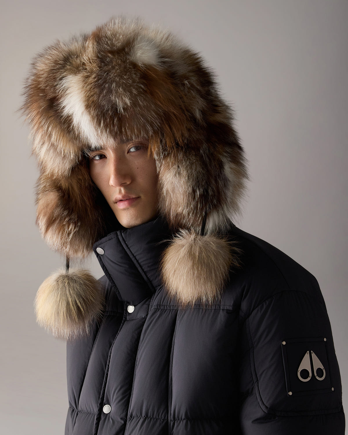 Moose Knuckles - M36LA536FH - Fox Fur Trapper Hat - ACCESSORIES -  - Front