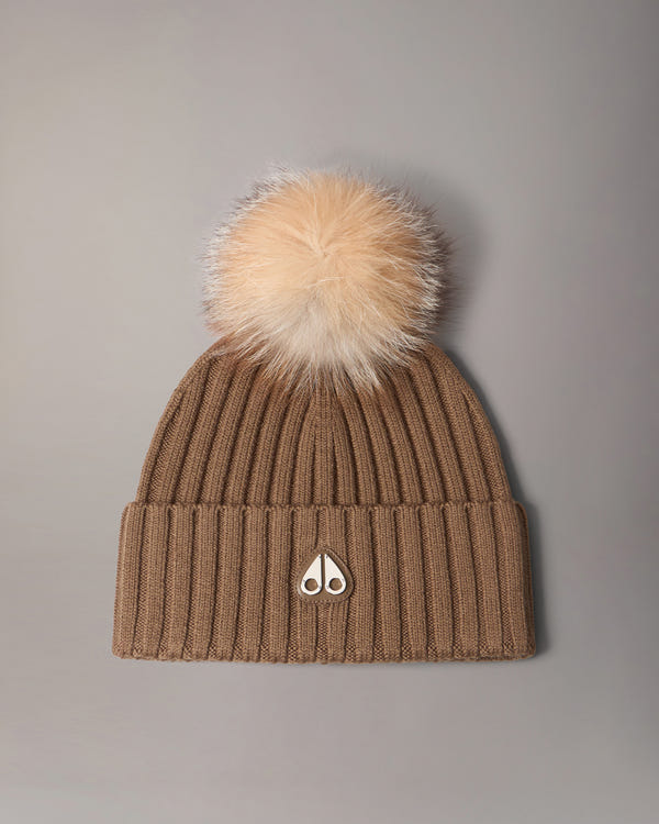 Moose Knuckles - M36LA542F - Fur Pompom Beanie - ACCESSORIES -  - GM