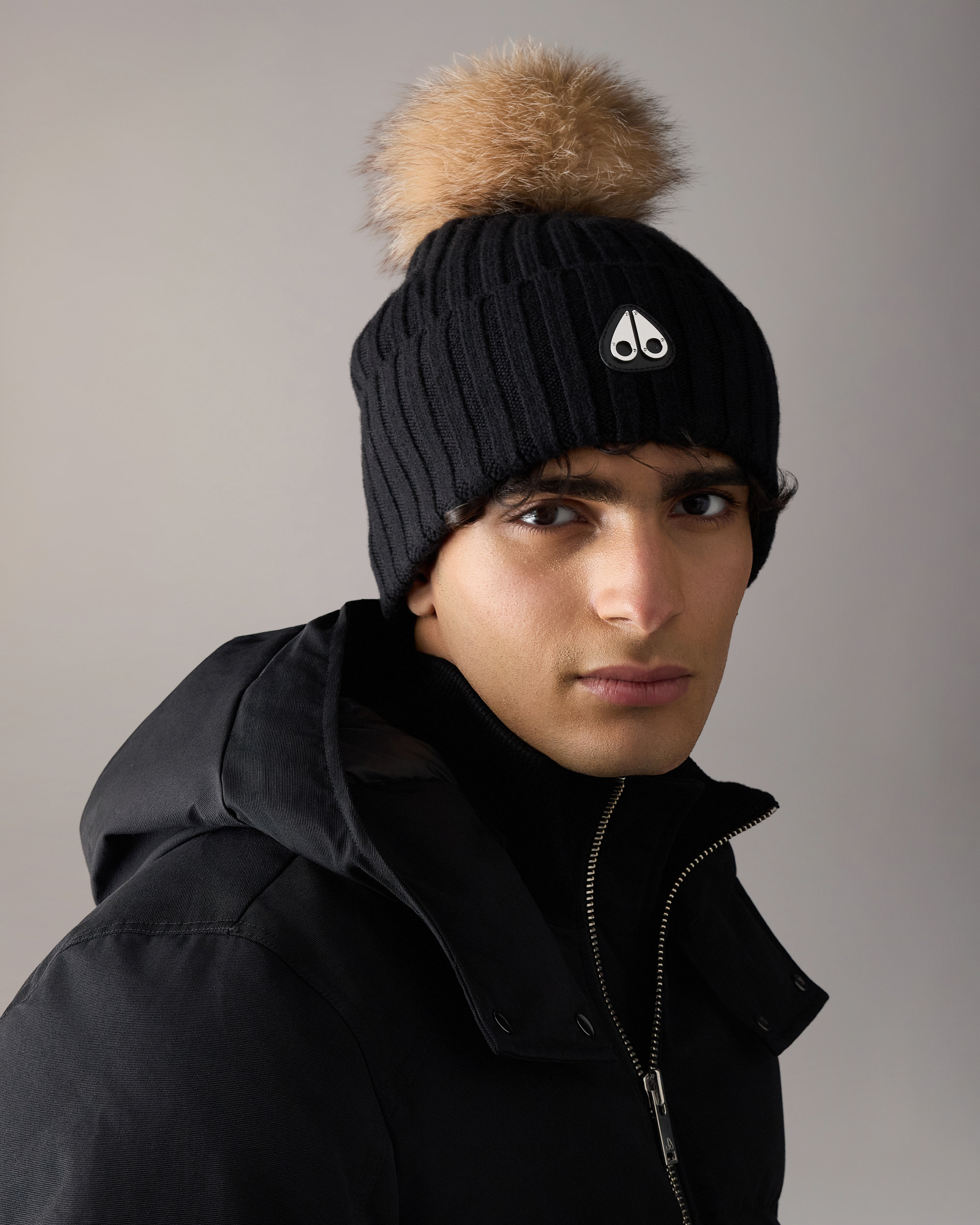 Moose Knuckles - M36LA542F - FUR POM POM BEANIE - ACCESSORIES -  - Front Category