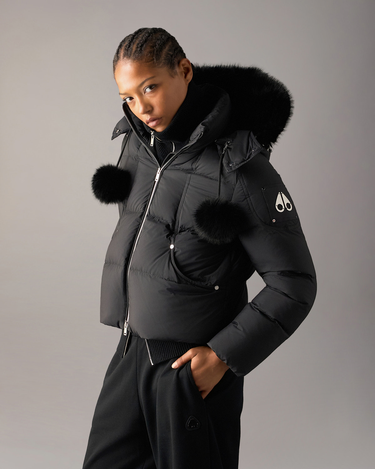 Moose Knuckles - M36LB006W - Everest Hooded Down Puffer - WOMENS -  - Front Category