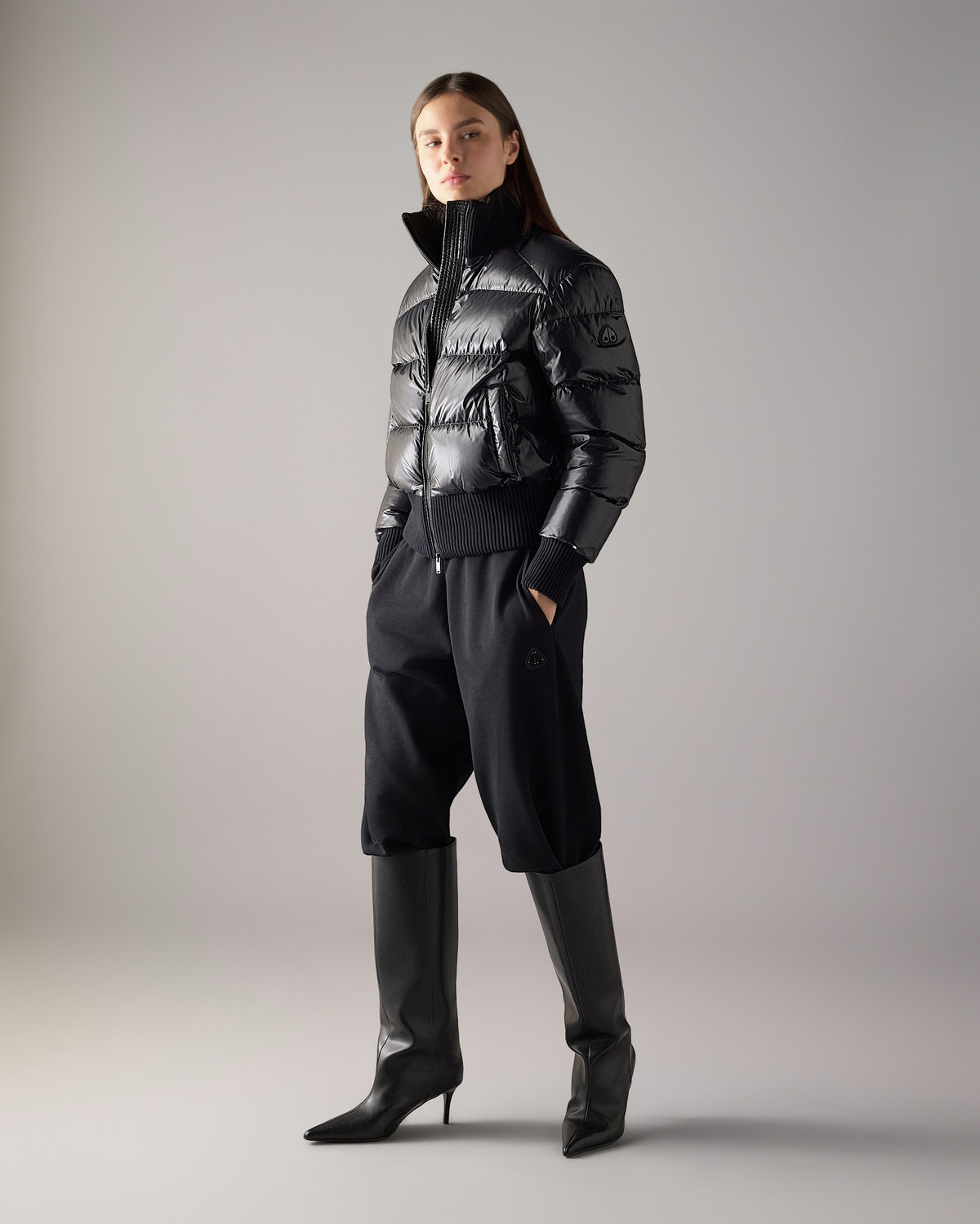 Moose Knuckles - M36LB007 - Queens Down Bomber - WOMENS -  - Front