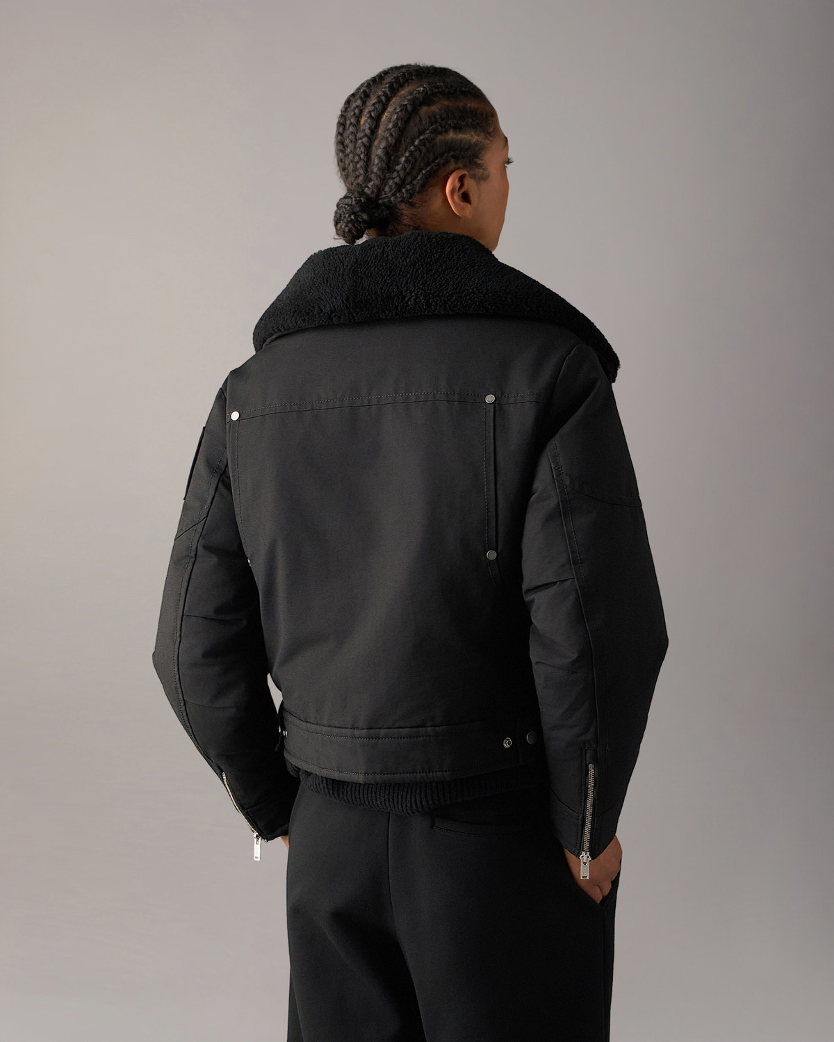 Moose Knuckles - M36LJ100S - AURORA TRUCKER JACKET - WOMENS -  - Back