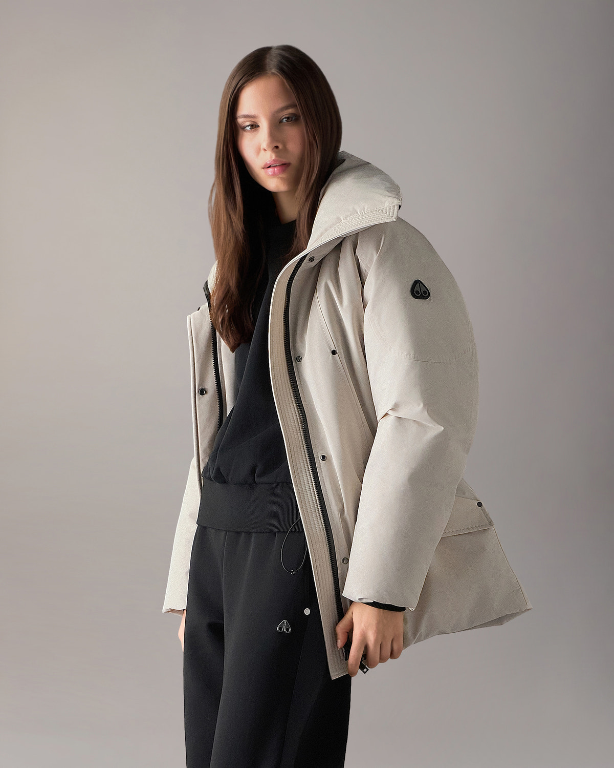 Moose Knuckles - M36LJ114 - West-Ed 3Q Down Jacket - WOMENS -  - Front Category