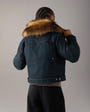 Moose Knuckles - M36LJ130DW - Frontier Denim & Down Trucker Jacket  - WOMENS -  - Back
