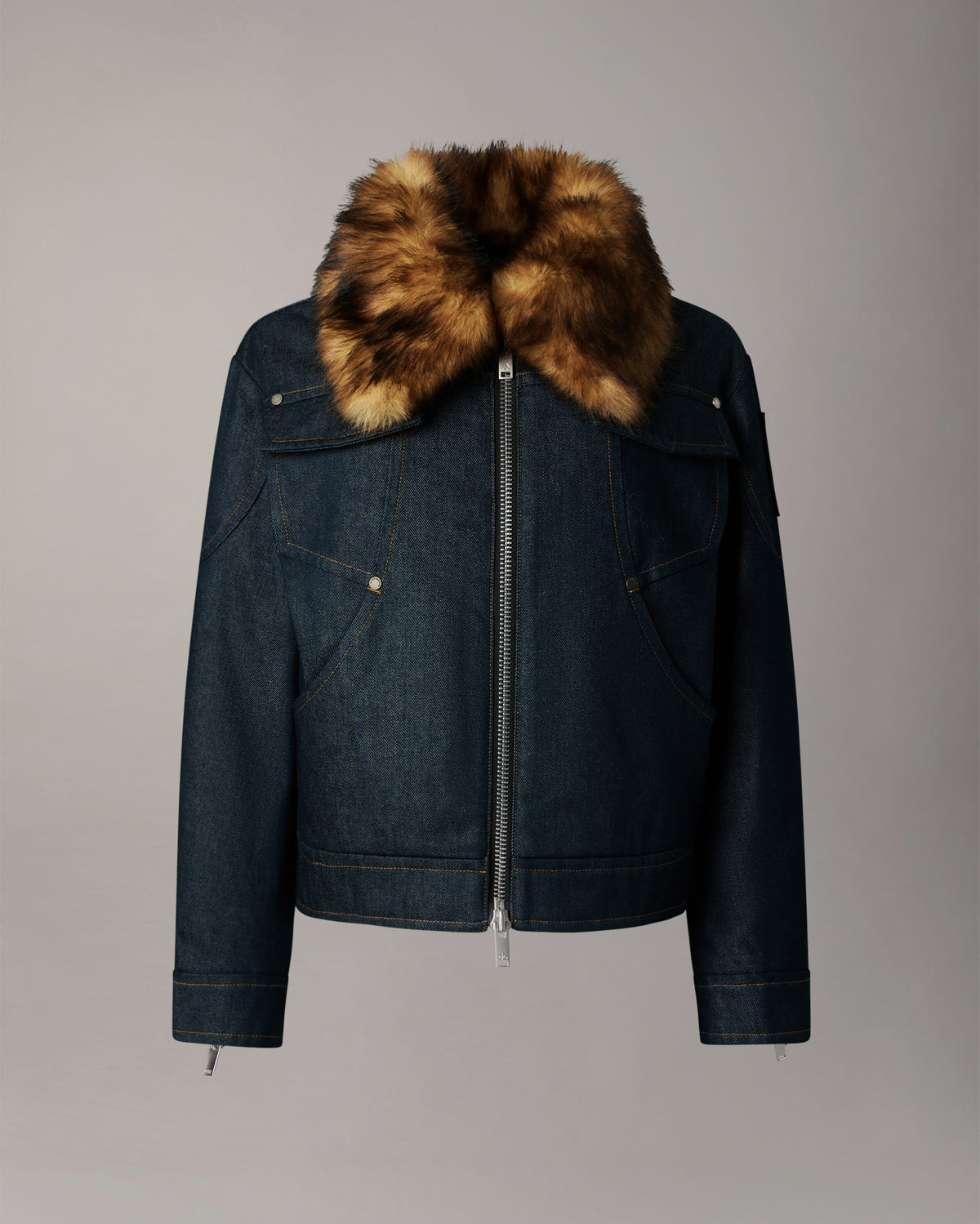 Moose Knuckles - M36LJ130DW - Frontier Denim & Down Trucker Jacket  - WOMENS -  - Detail8