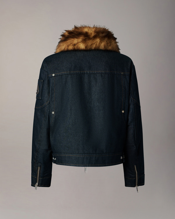 Moose Knuckles - M36LJ130DW - Frontier Denim & Down Trucker Jacket  - WOMENS -  - Detail9