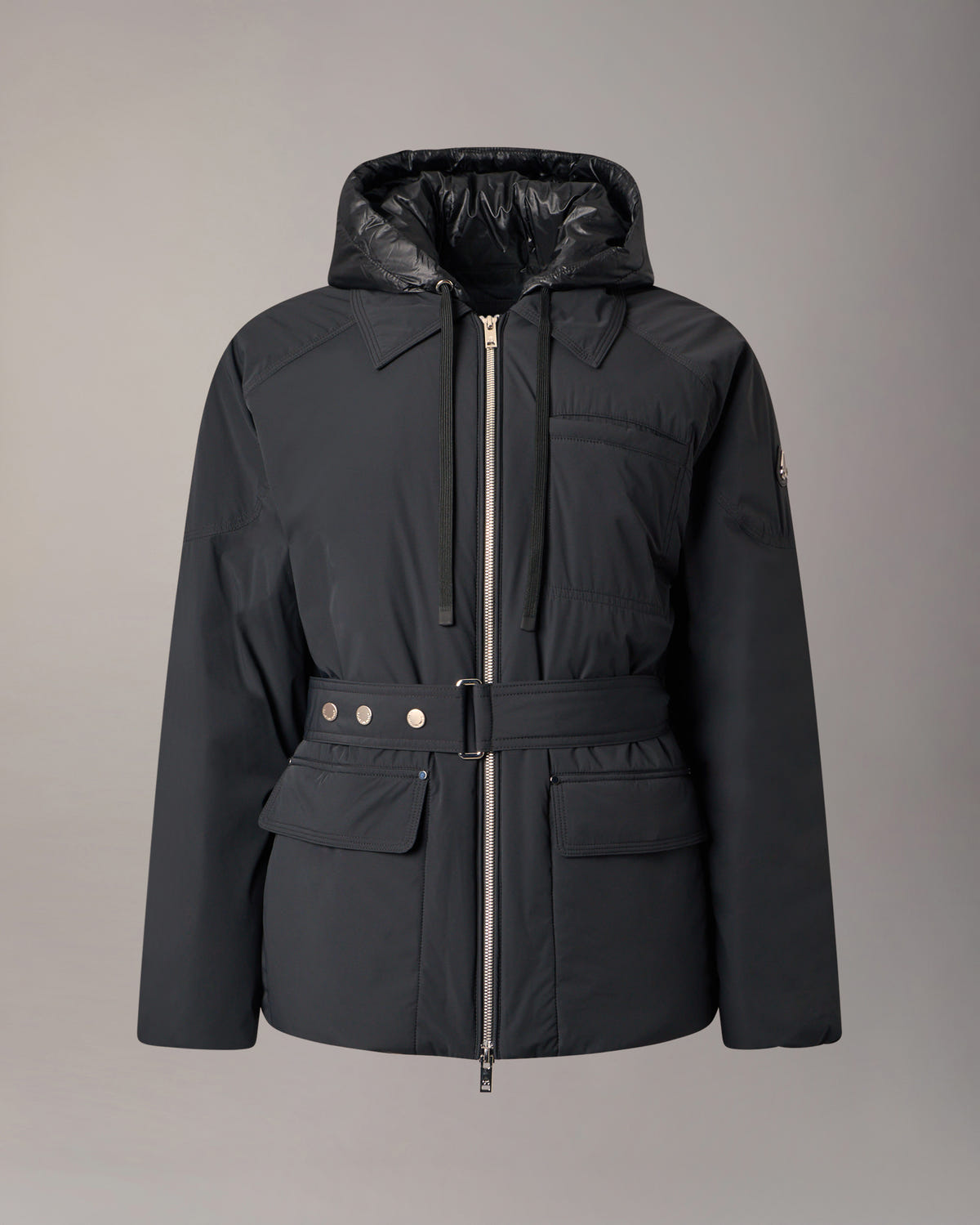 Moose Knuckles - M36LJ143 - Tegan Belted 3Q Down Parka - WOMENS -  - Detail8