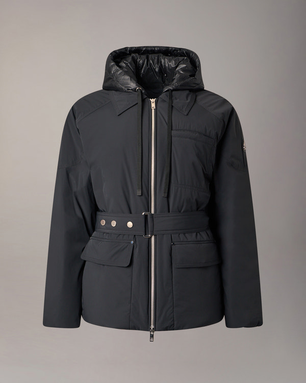 Moose Knuckles - M36LJ143 - Tegan Belted 3Q Down Parka - WOMENS -  - Detail8