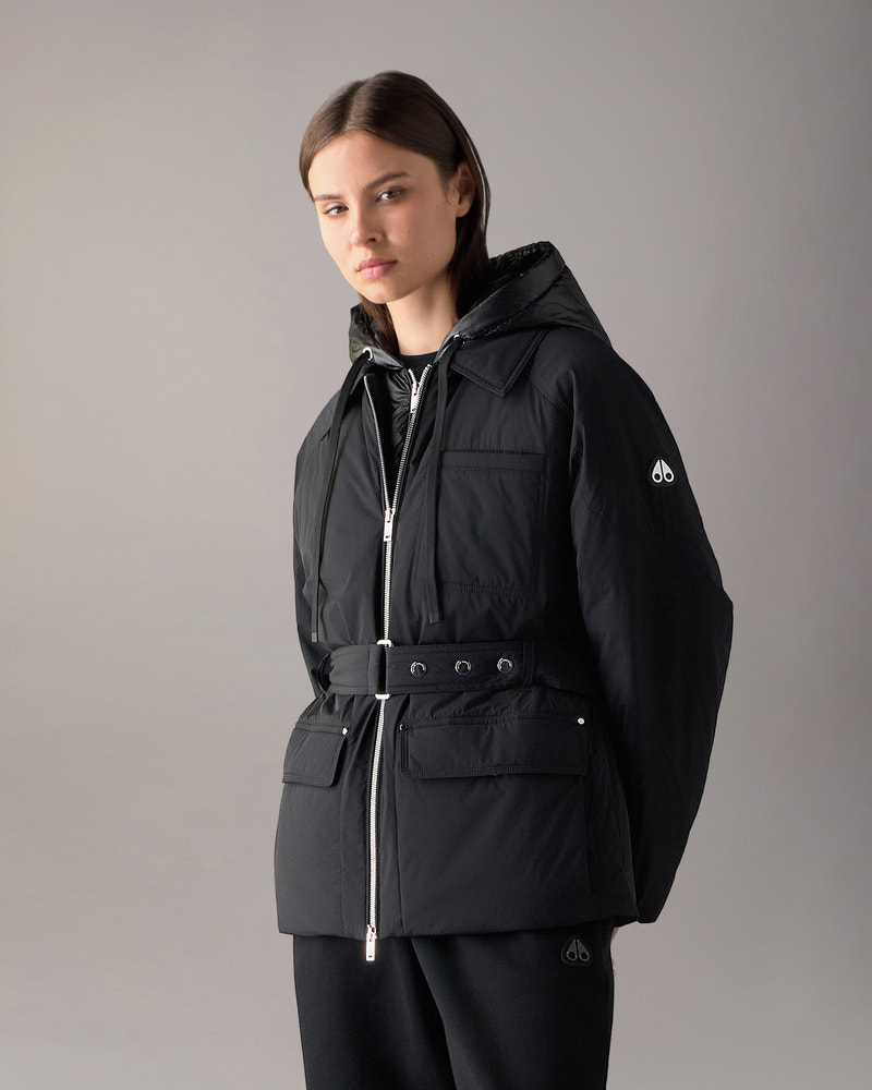 Moose Knuckles - M36LJ143 - Tegan Belted 3Q Down Parka - WOMENS -  - Front Category