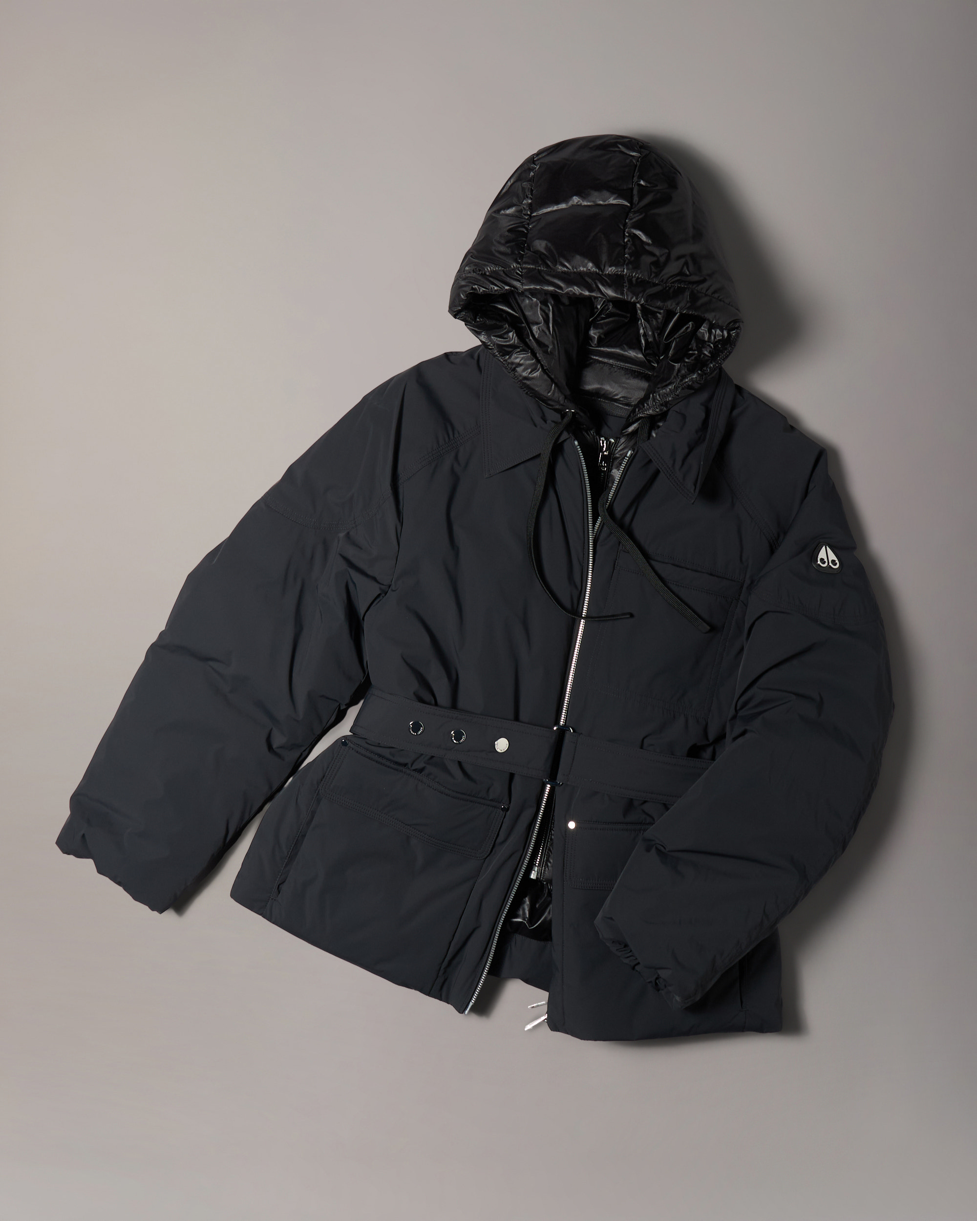 Moose Knuckles - M36LJ143 - Tegan Belted 3Q Down Parka - WOMENS -  - GM