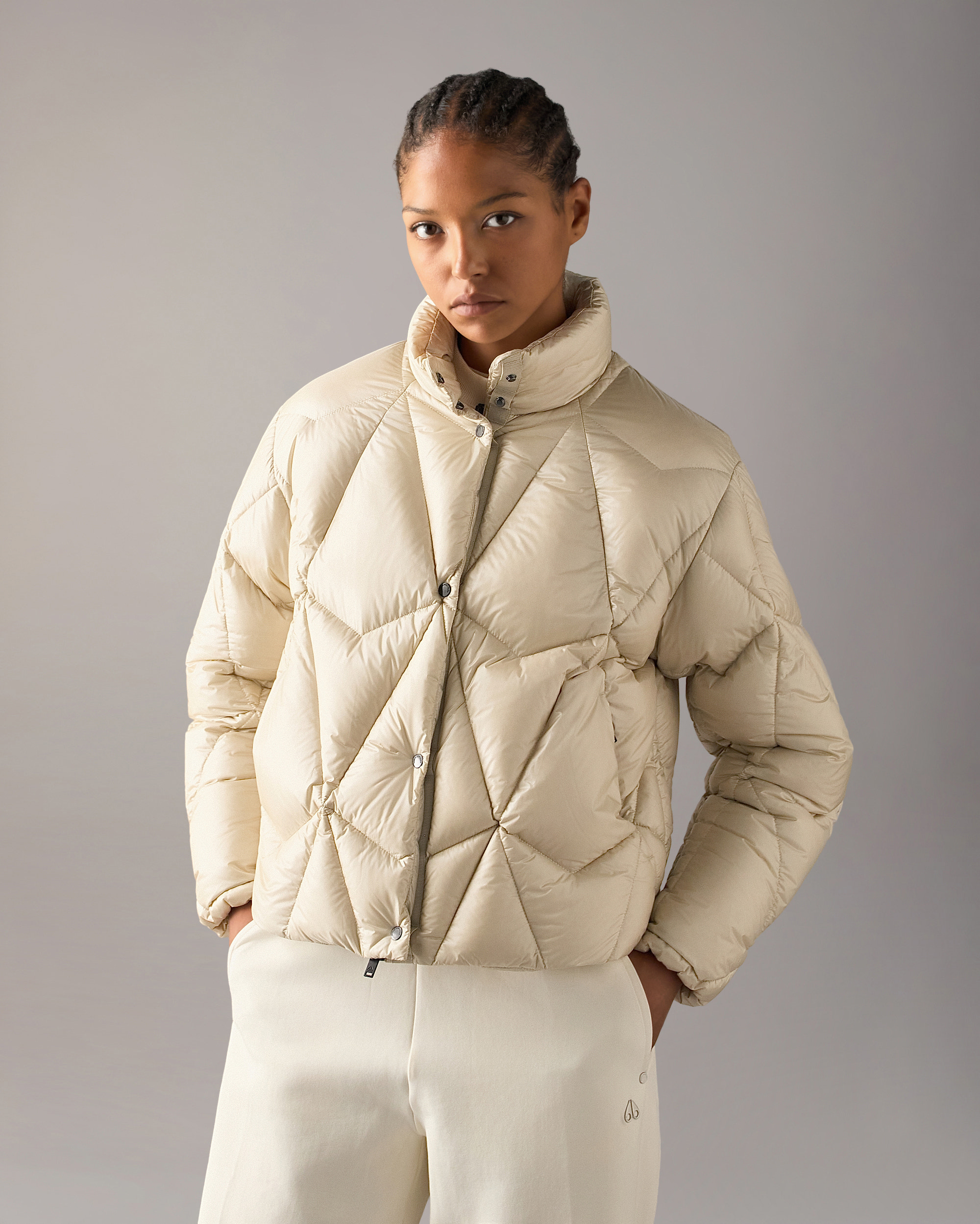 Moose Knuckles - M36LJ155 - Iceberg Quilt Down Puffer - WOMENS -  - Front Category