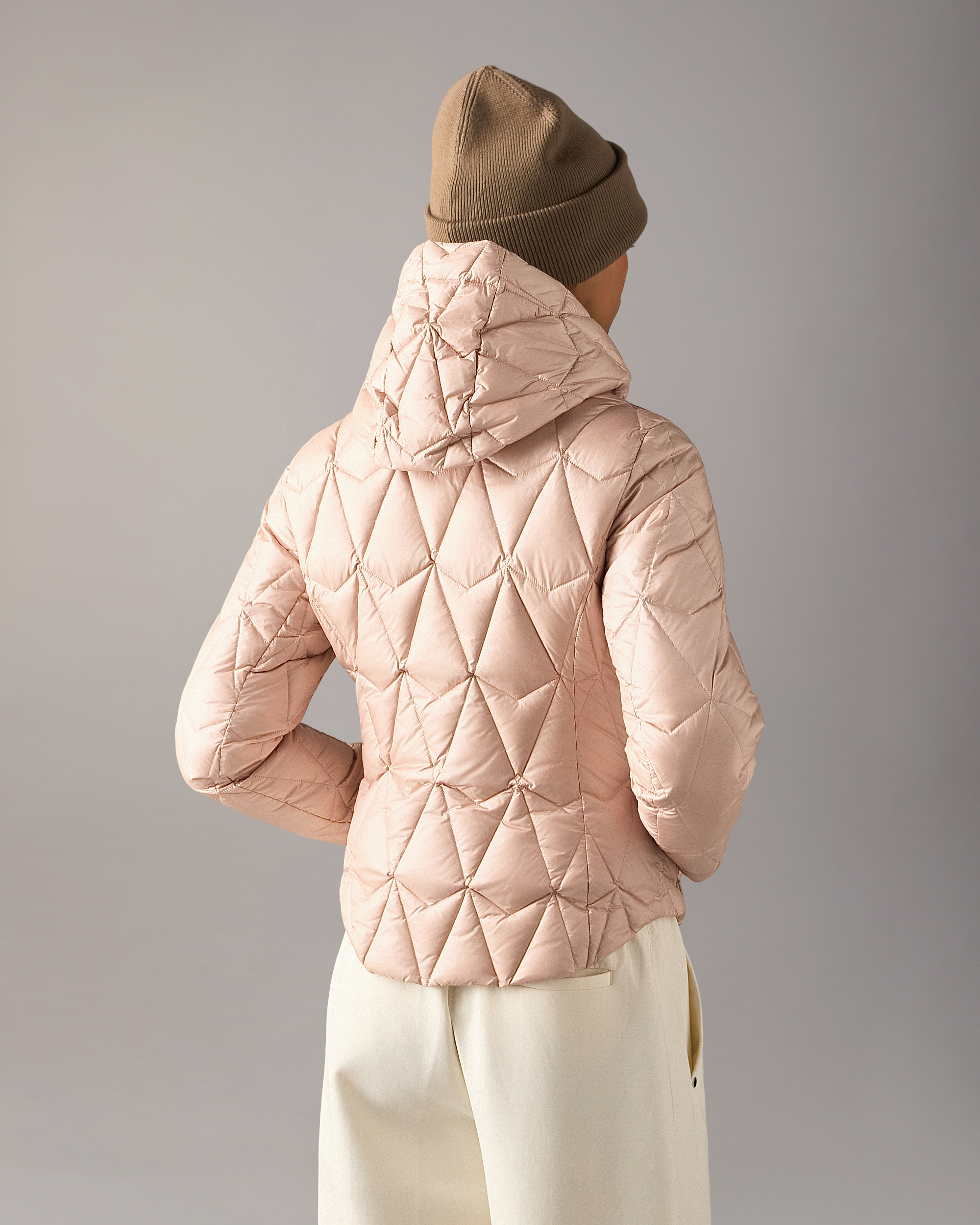 Moose Knuckles - M36LJ156 - Lightweight Iceberg Quilt Down Jacket - WOMENS -  - Back