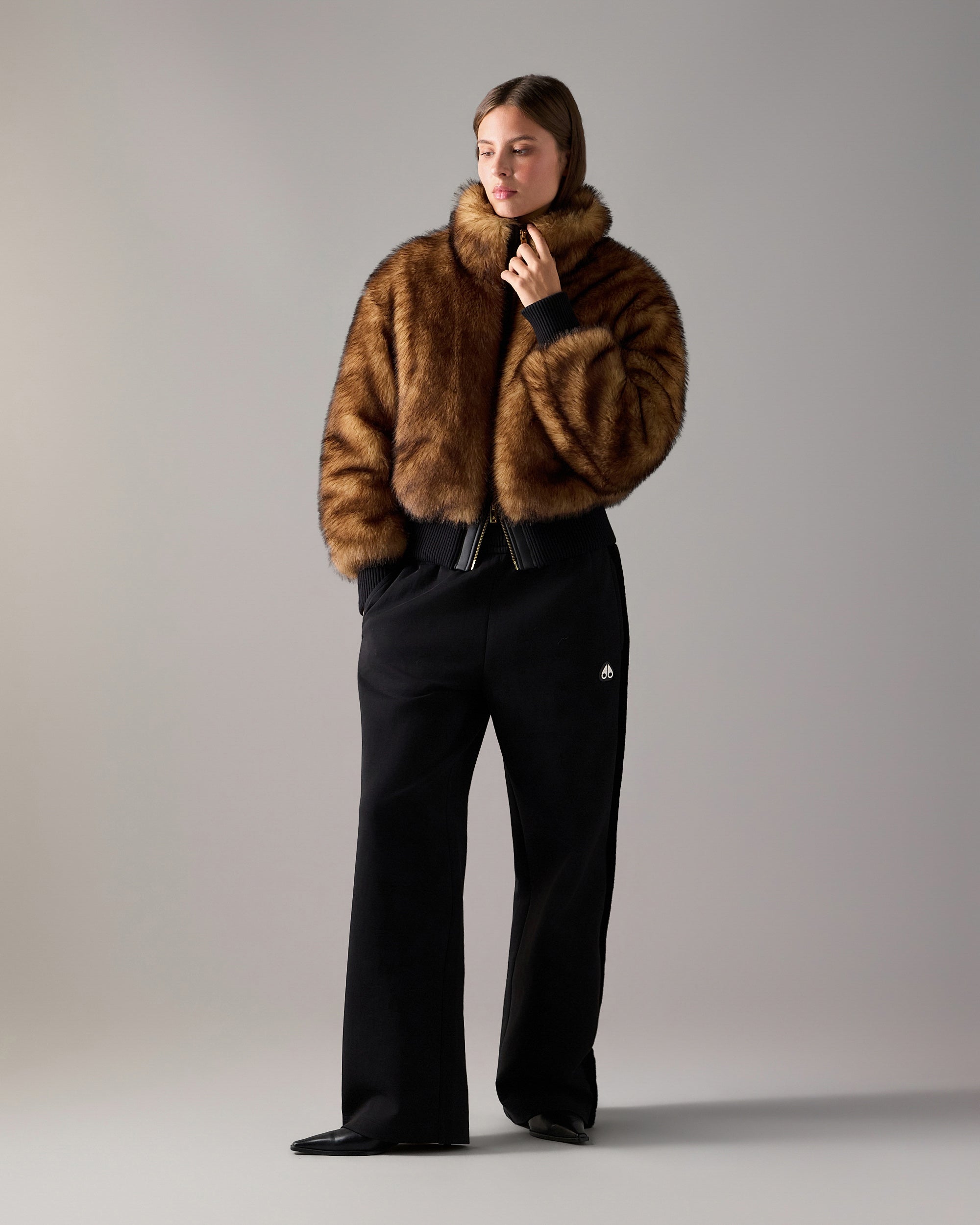 Jill Faux Fur Bomber | Women | Moose Knuckles