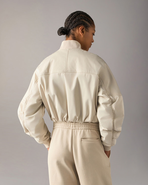 Moose Knuckles - M36LJ176 - Drift Satin Bomber Jacket - WOMENS -  - Back