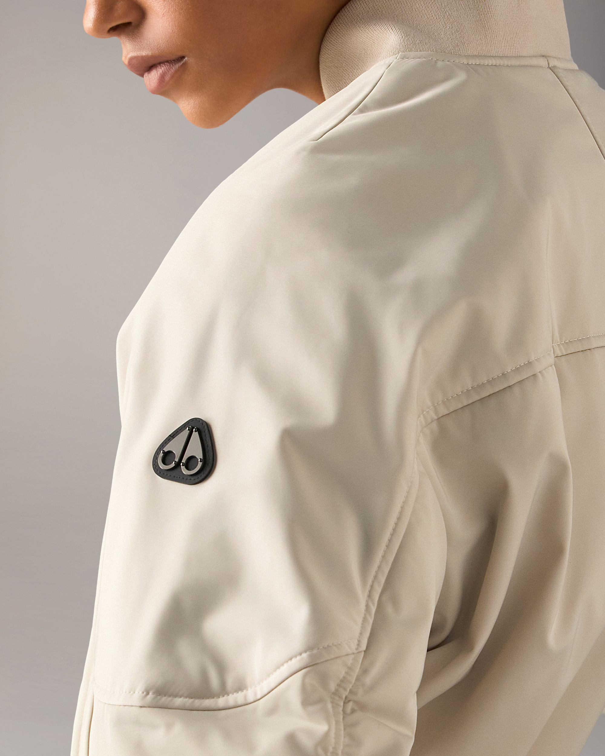 Moose Knuckles - M36LJ176 - Drift Satin Bomber Jacket - WOMENS -  - Detail1