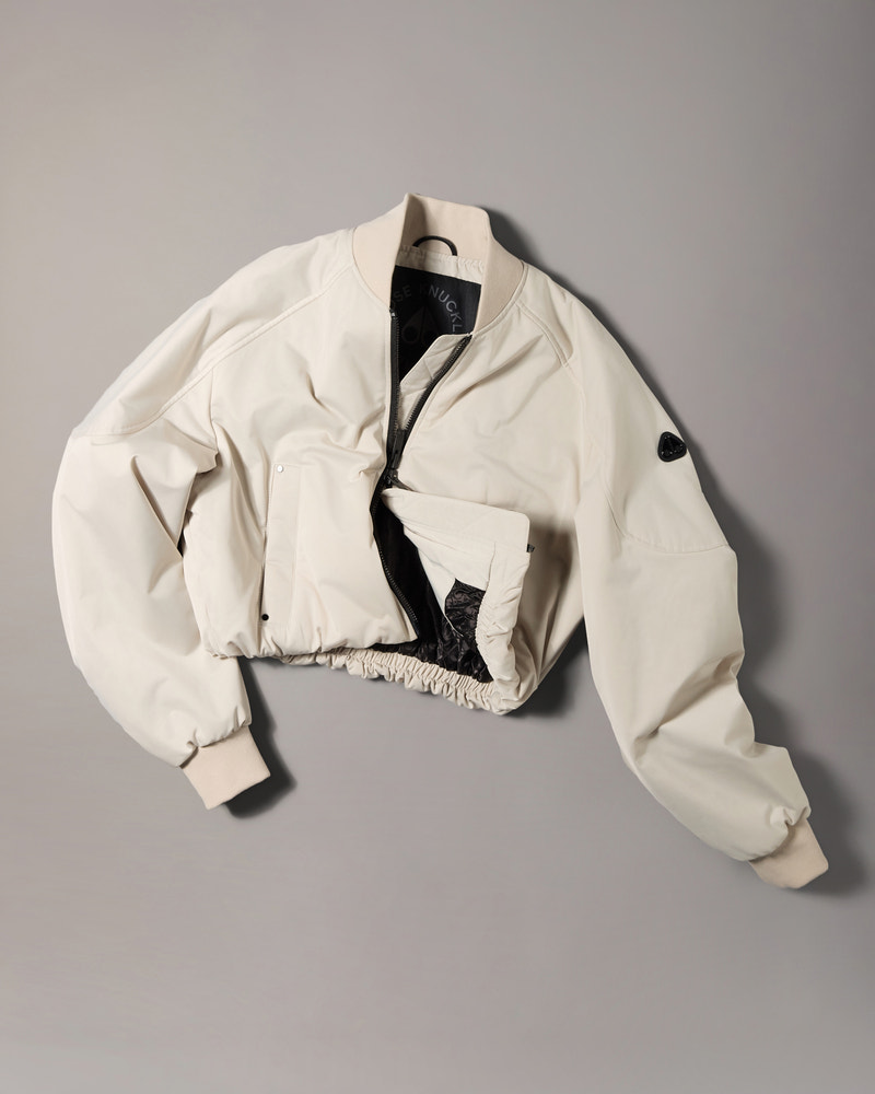 Moose Knuckles - M36LJ176 - Drift Satin Bomber Jacket - WOMENS -  - GM