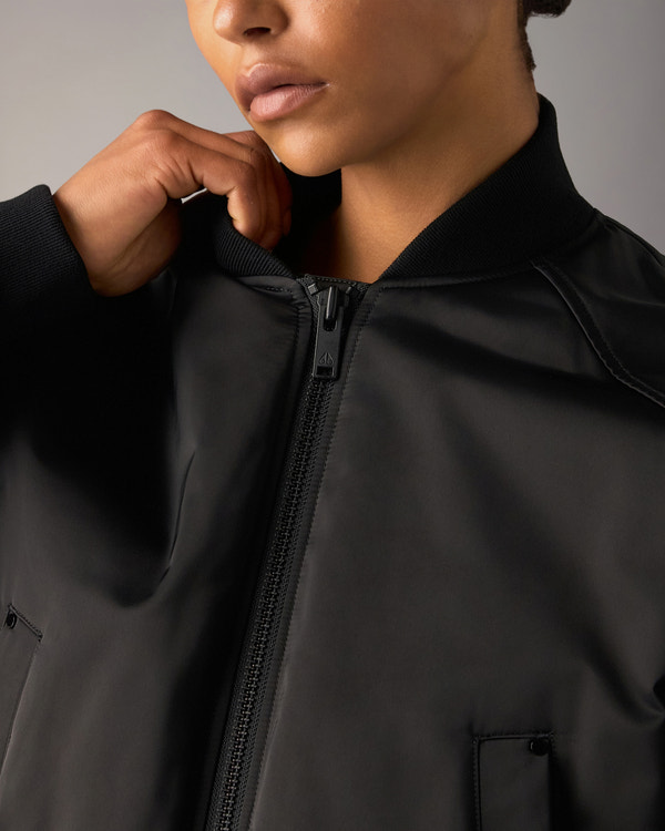 Moose Knuckles - M36LJ176 - Drift Satin Bomber Jacket - WOMENS -  - Detail1