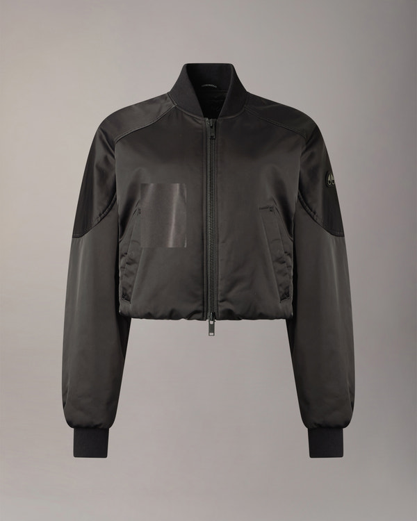 Moose Knuckles - M36LJ176 - Drift Satin Bomber Jacket - WOMENS -  - Detail8
