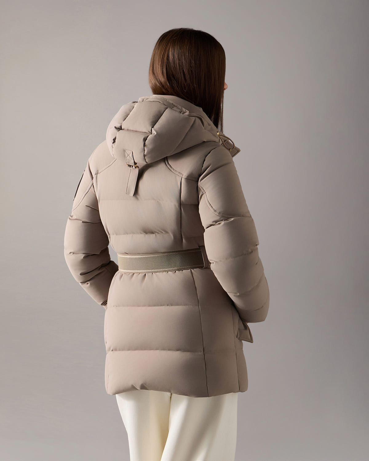 Moose Knuckles - M36LJ181GS - Gilded 3Q Down Jacket - WOMENS -  - Back